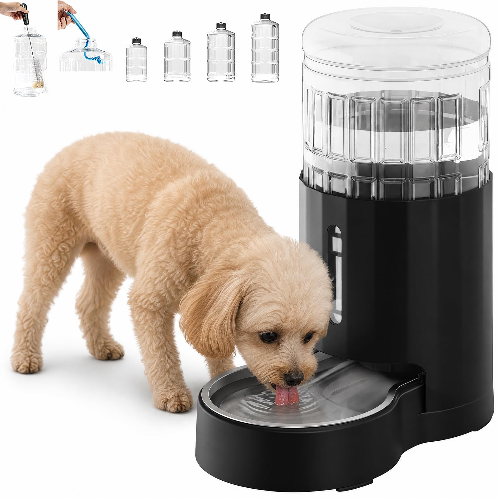 CZPET Dog Water Bowl Dispenser 4L
