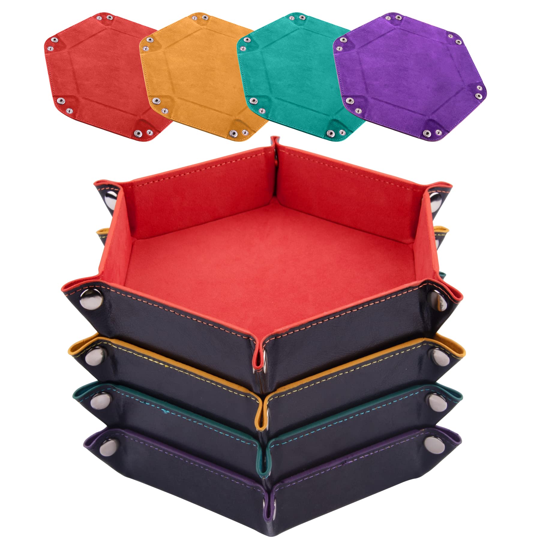 Orange, Jaune, Cyan et Violet