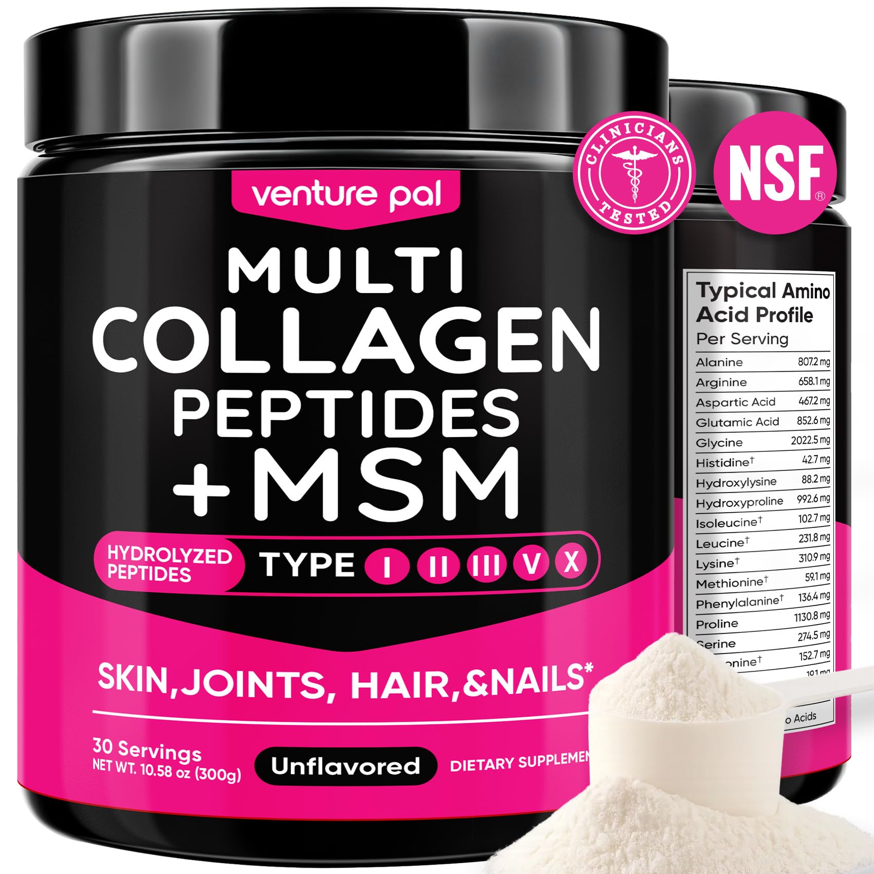 Venture Pal Multi Collagen Powder Unflavored