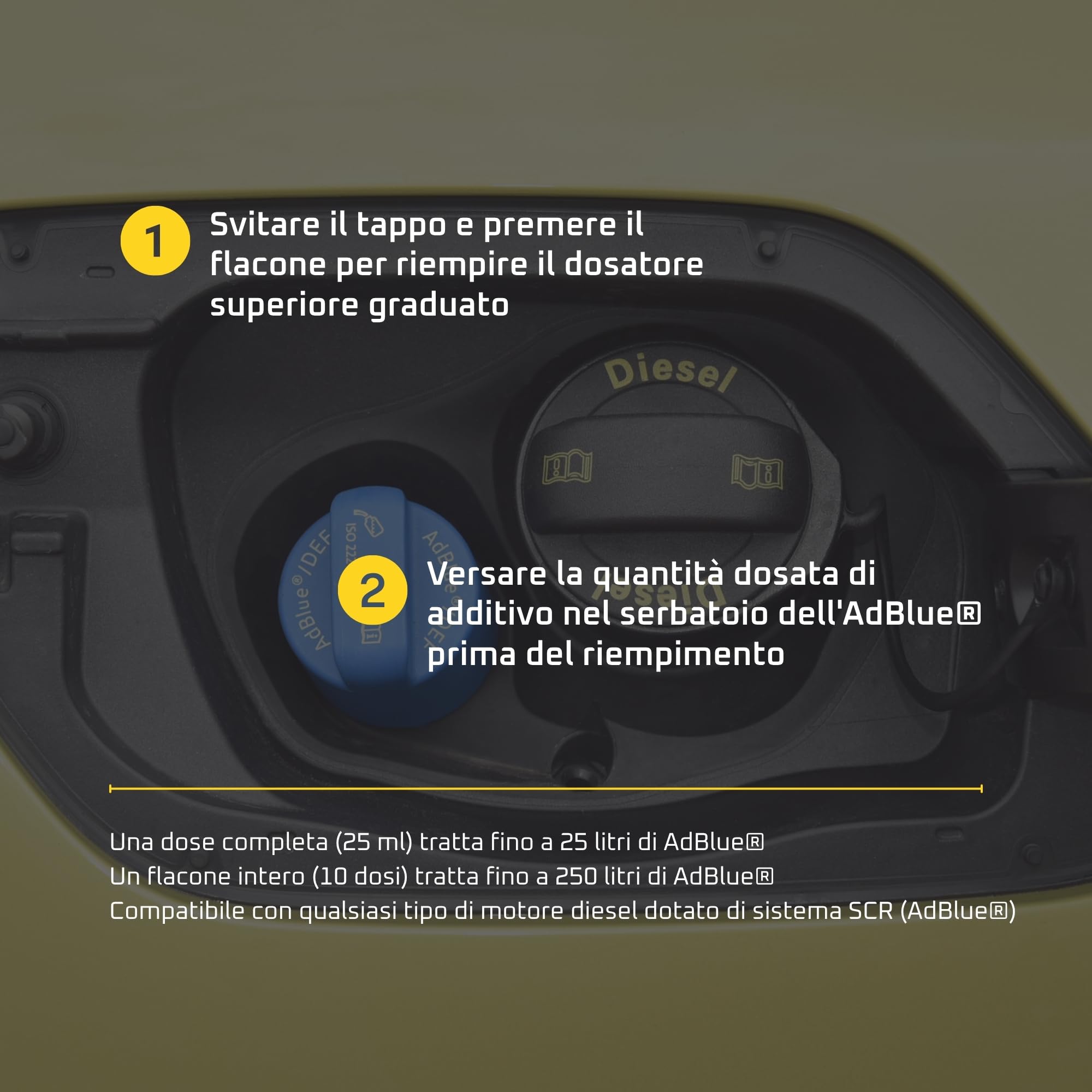 Bardahl - OptiBlue - Additivo Anticristallizzante per AdBlue, Migliora l'Efficienza, Pulisce Il Sistema SCR e Protegge Gli Iniettori AdBlue, per Auto Diesel con SCR AdBlue, 250 ml