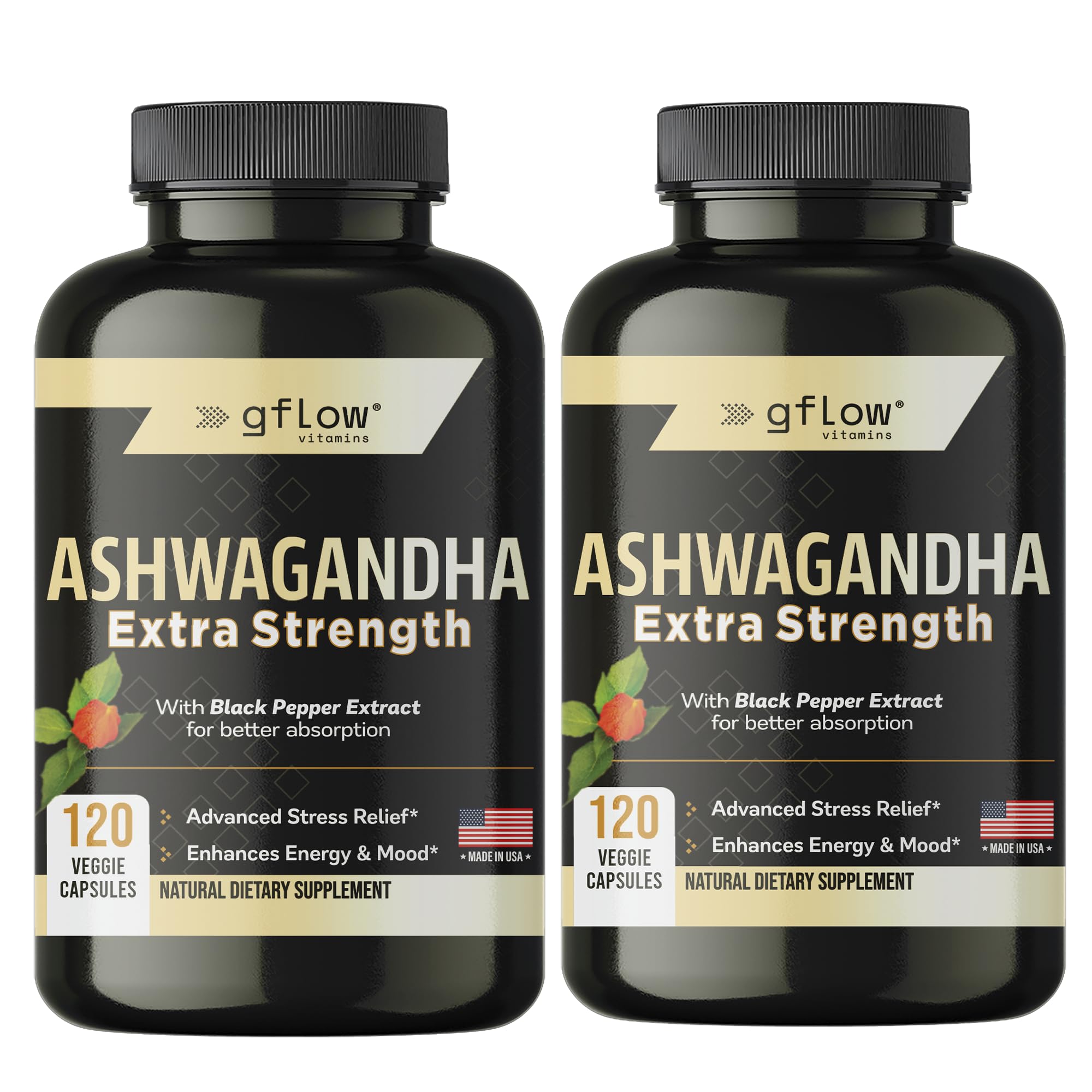 gflow vitamins Ashwagandha Supplements for Women and Men — Amazon image 11