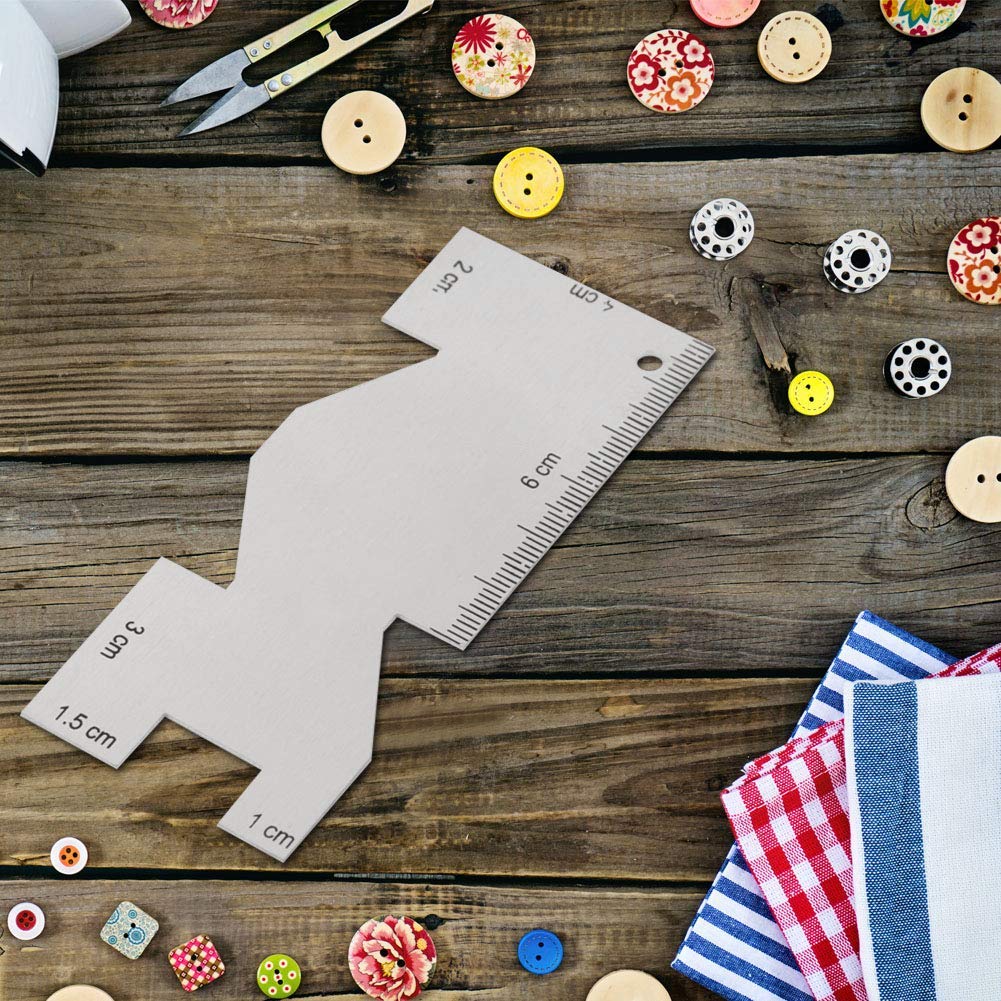 Metall-Lineal Nähwerkzeug - Präzisionslineal Für Quilting Und Basteln