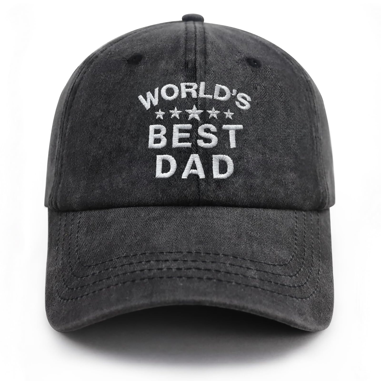 Gaakvrr World's Best Papa Hat for Men, Dad Gifts from Daughter Son Family, Unique Fathers Dad Hat