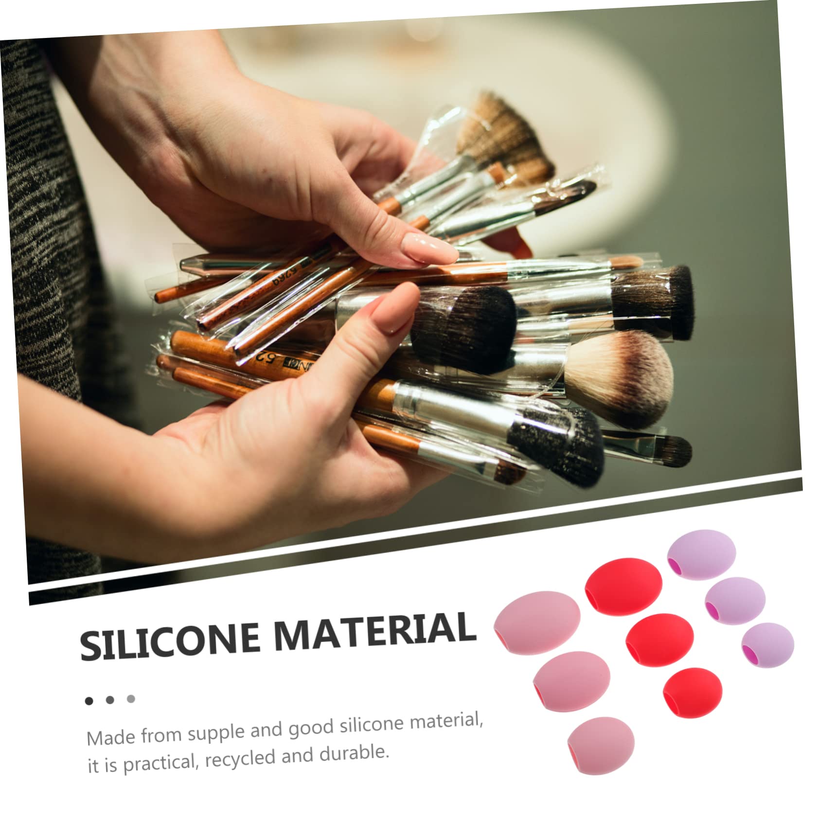 FRCOLOR 27stücke Teiliges Silikon Makeup Pinsel Schutzkappen Staubschutz Für Kosmetikpinsel Wiederverwendbar Für Aufbewahrung Und Schutz Von Schminkpinseln