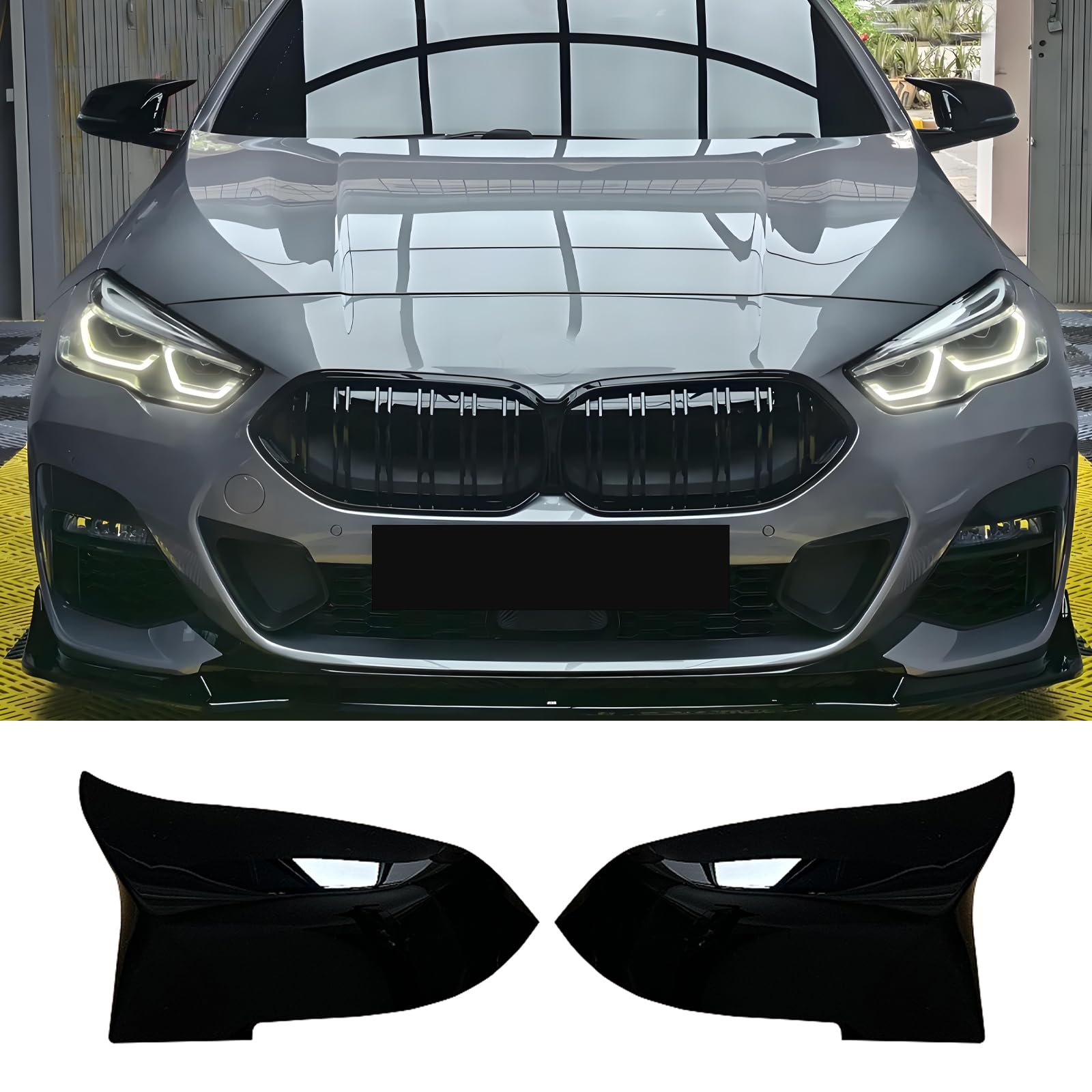 2 PCS Posteriori Auto Coperture Specchietti Retrovisori di Ricambio Specchietto Retrovisore per BMW X1 F48 2016-2022, X2 F39 2018-2023, F40 F44 2019-2024, Z4 G29 2019-2023