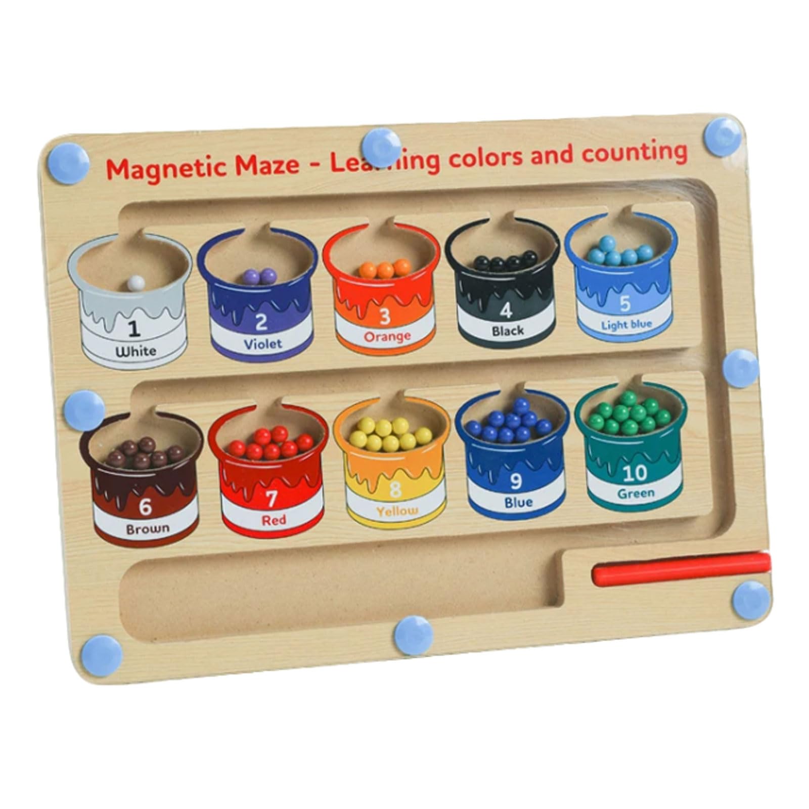 Juguete de Madera Laberinto Magnético Montessori