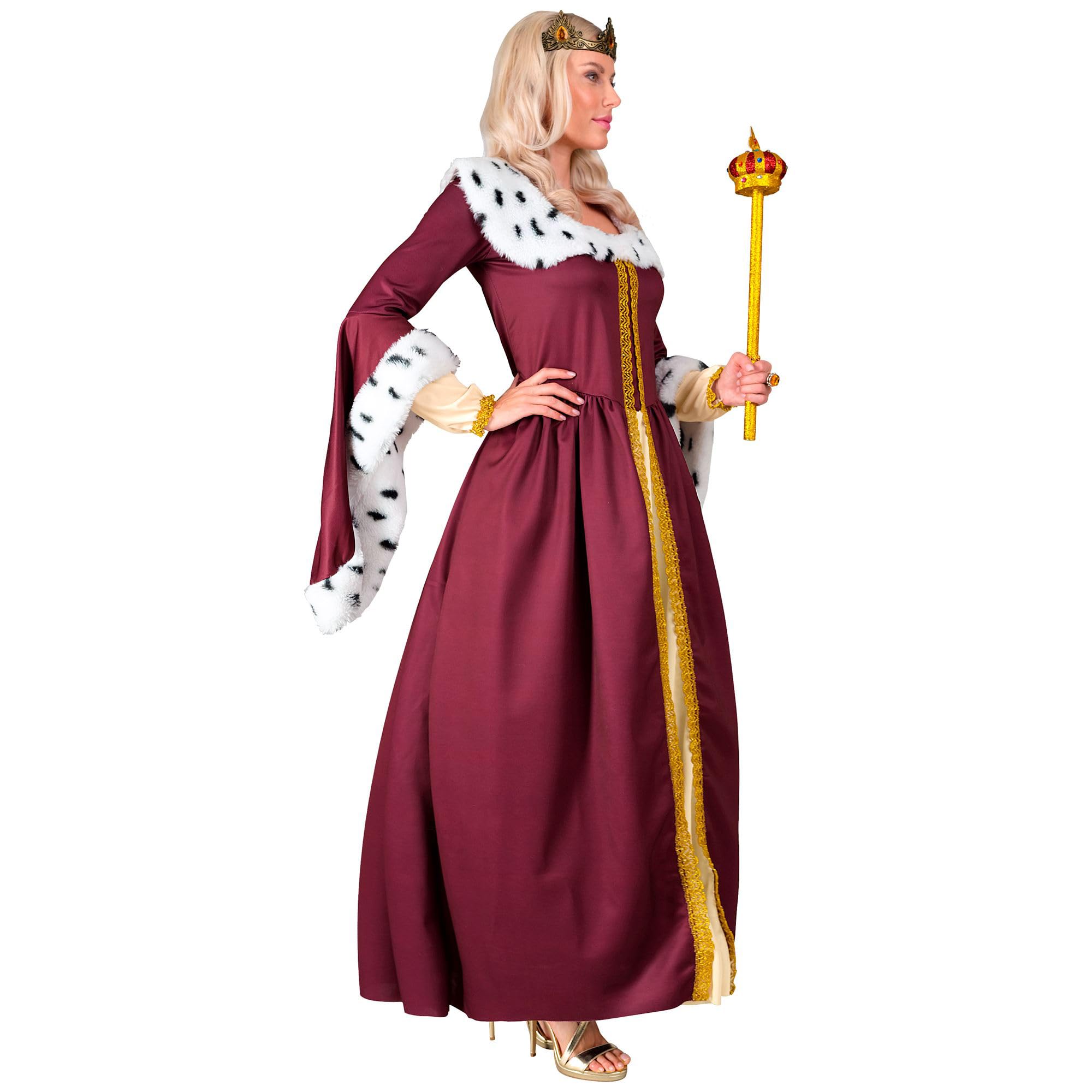 W WIDMANN MILANO Party Fashion 42321 Königin Kostüm Costume, Multicoloured, S - Image 3