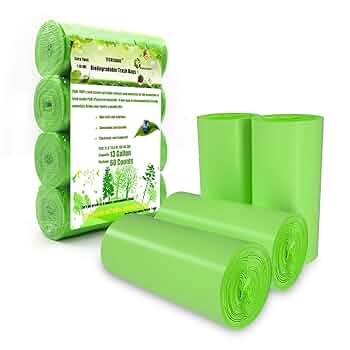 Amazon.com: Trash Bags Biodegradable, Strong Rubbish Bags