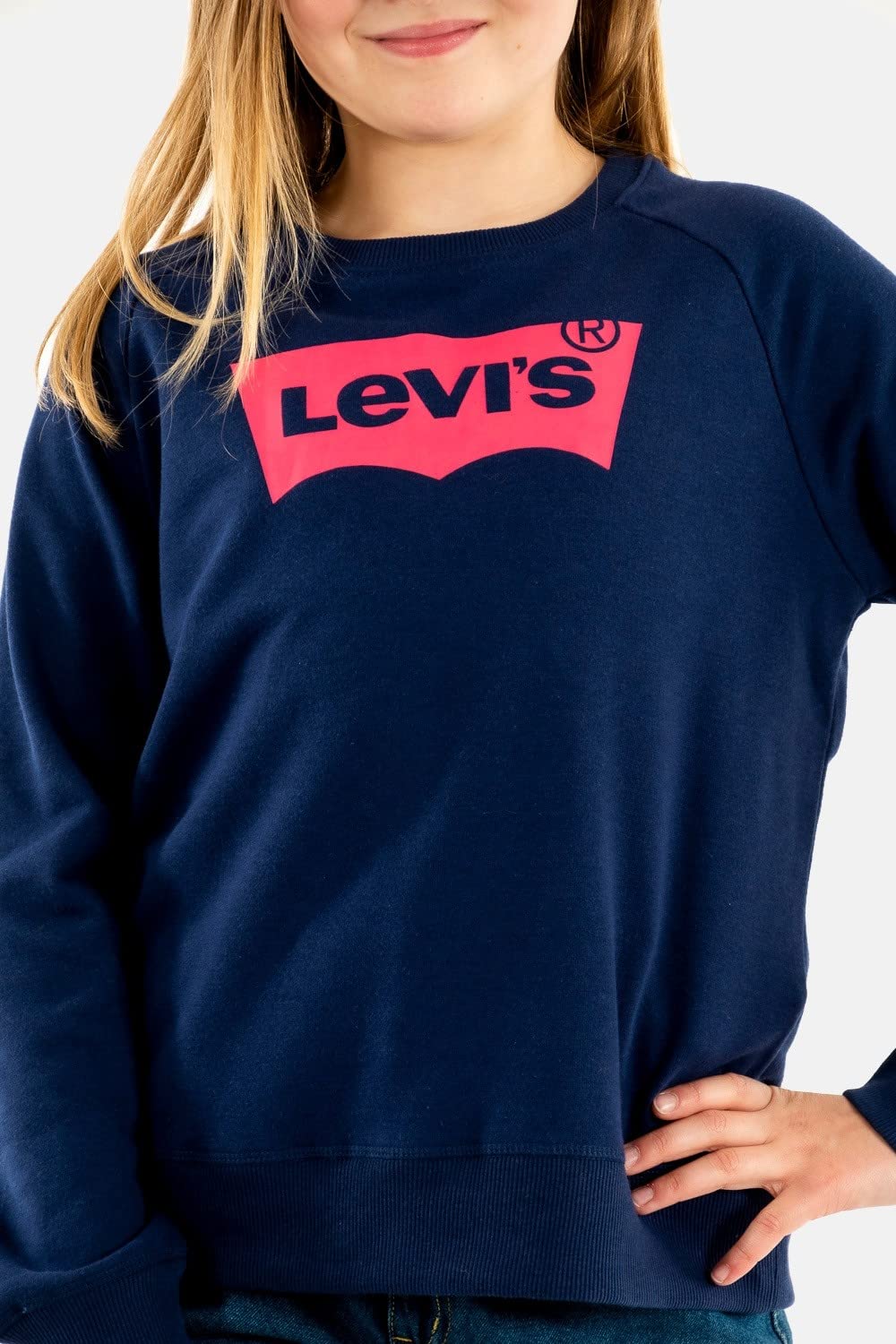 Levi's Sudadera Bebé-Niñas Logo Crew