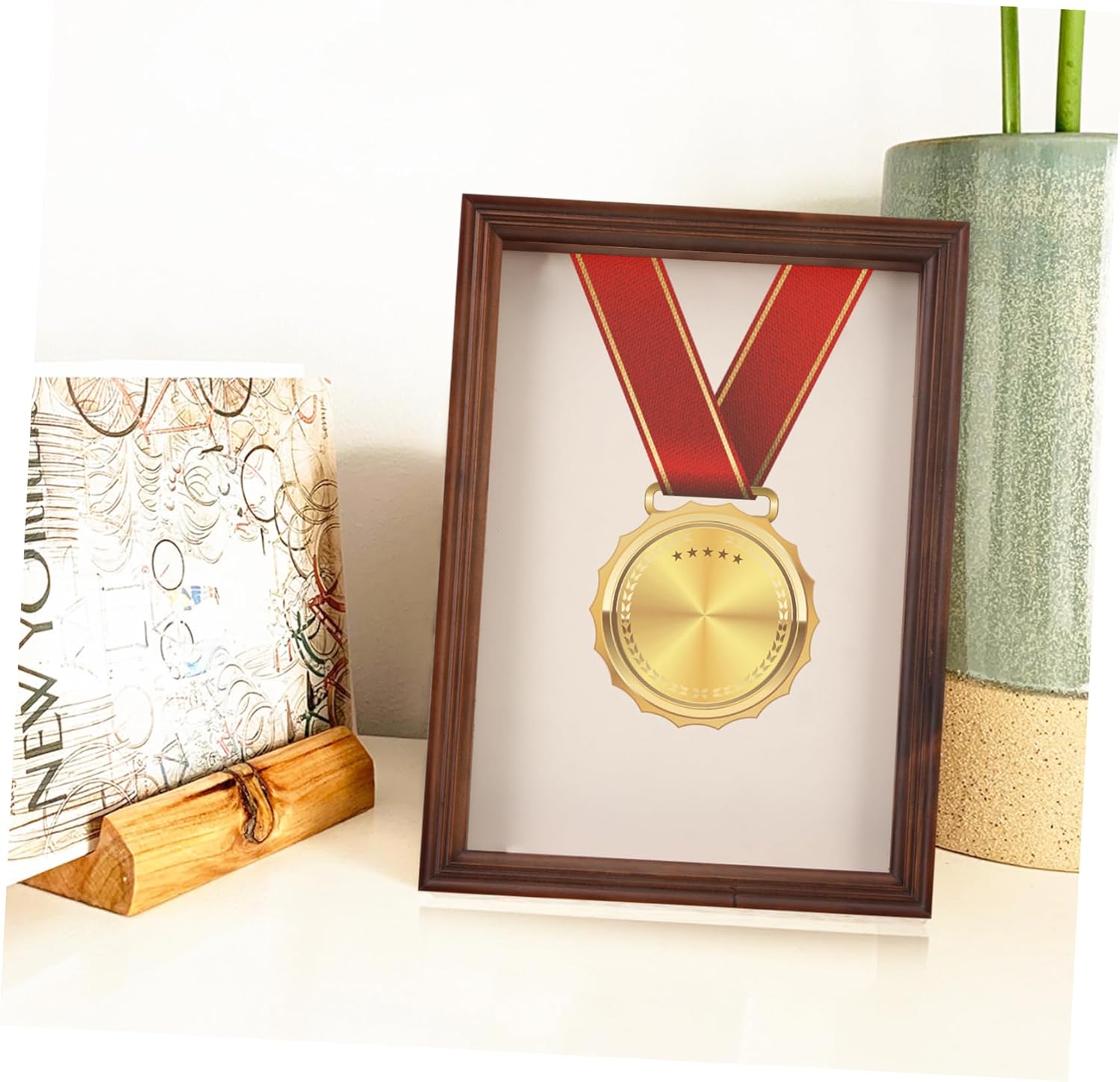 Cabilock Flower Shadow Box Dried Flower Photo Frame Home Decor Shadow Box Display Case for Keepsakes