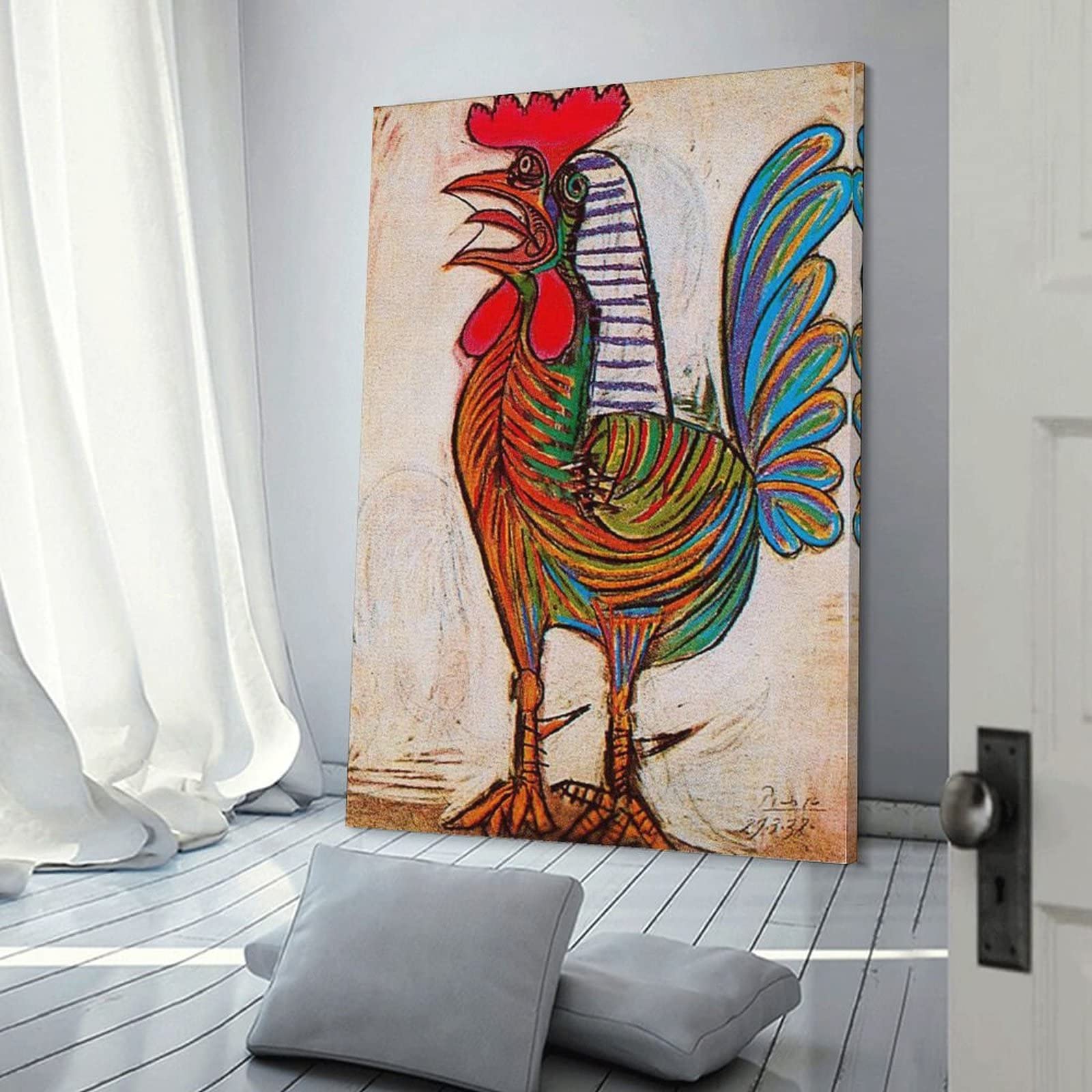 Amazon.co.jp: Pablo Picassoパブロ・ピカソ画家の作品（おんどり-1938