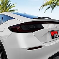 Vista 3 de SlickMod Tinte de humo de vinilo precortado para Honda Civic Hatchback 2022-2023 y reflector (1. luz trasera, 20% humo oscuro)