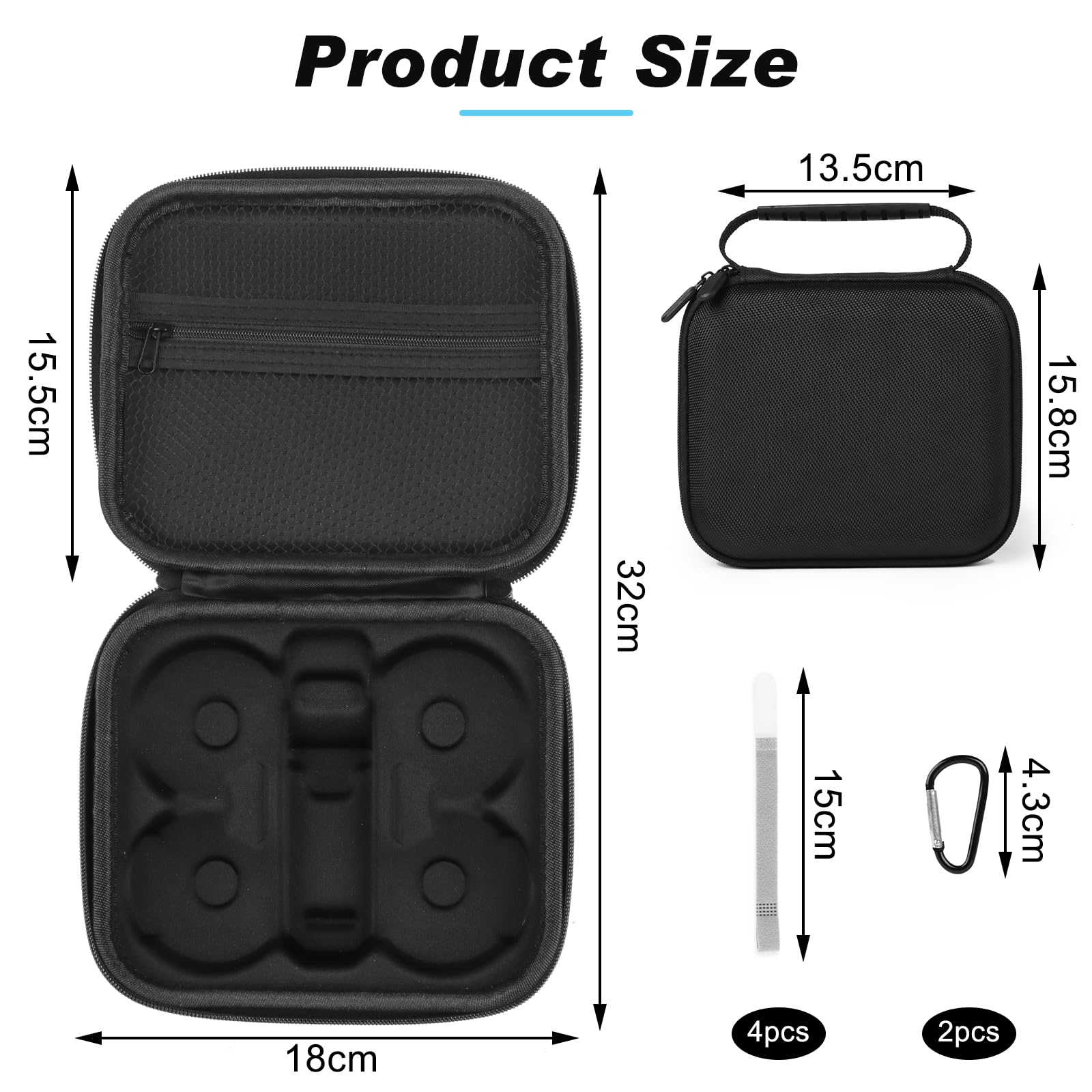 Case Custodia per DJI Neo il trasporto Custodia impermeabile per il trasporto Borsa protettiva Accessori per DJI Neo Drone