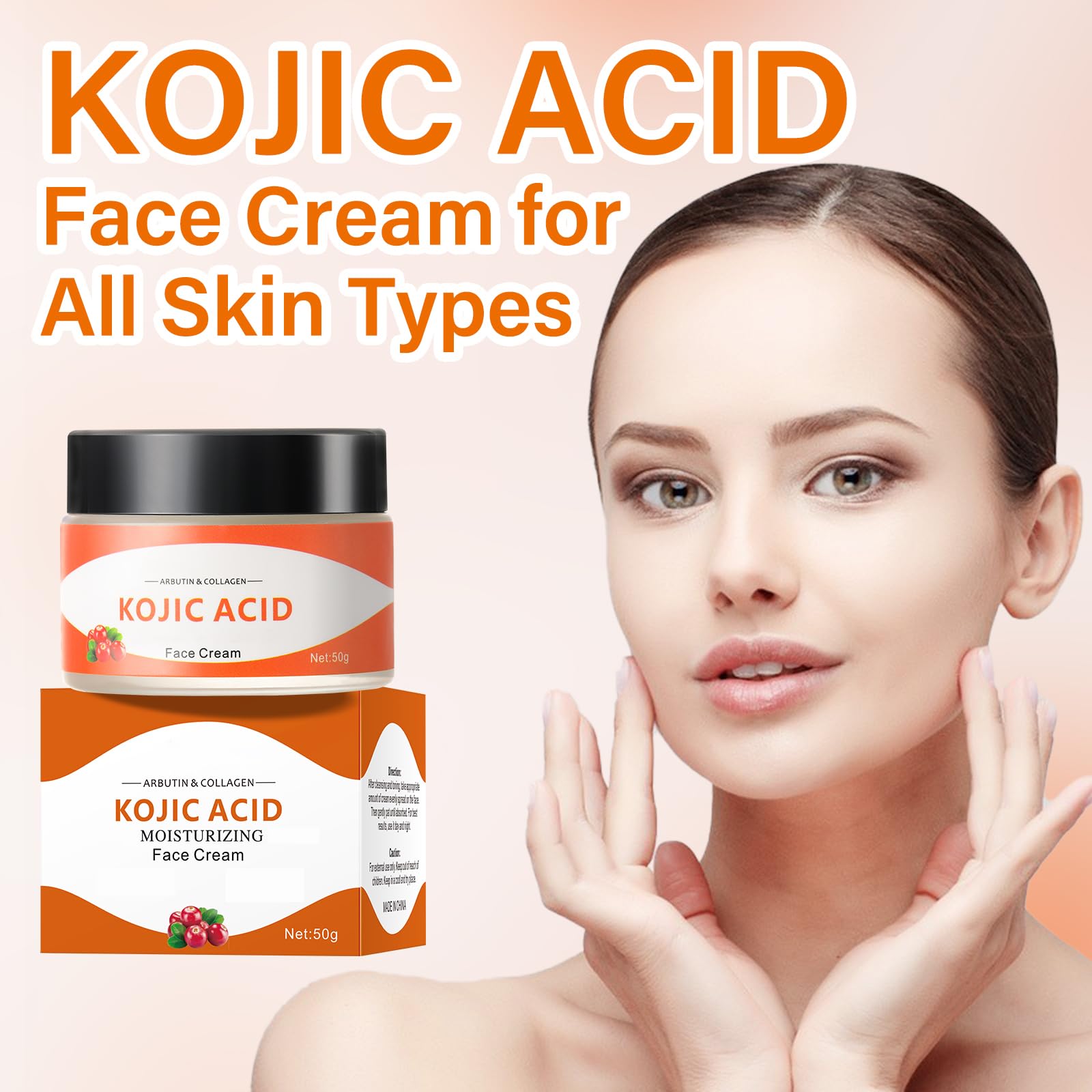 Kojic Acid Face Cream for women, Moisturizer Face Body Cream