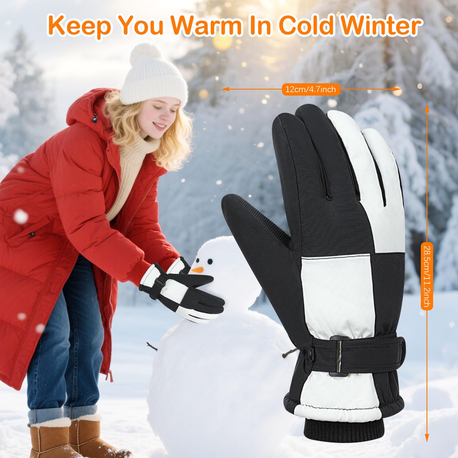 Guanti Riscaldati Con Batteria USB – Impermeabili, Antivento, Touchscreen E Antiscivolo Per Uomo E Donna – Perfetti Per Ciclismo, Sci E Trekking Invernale
