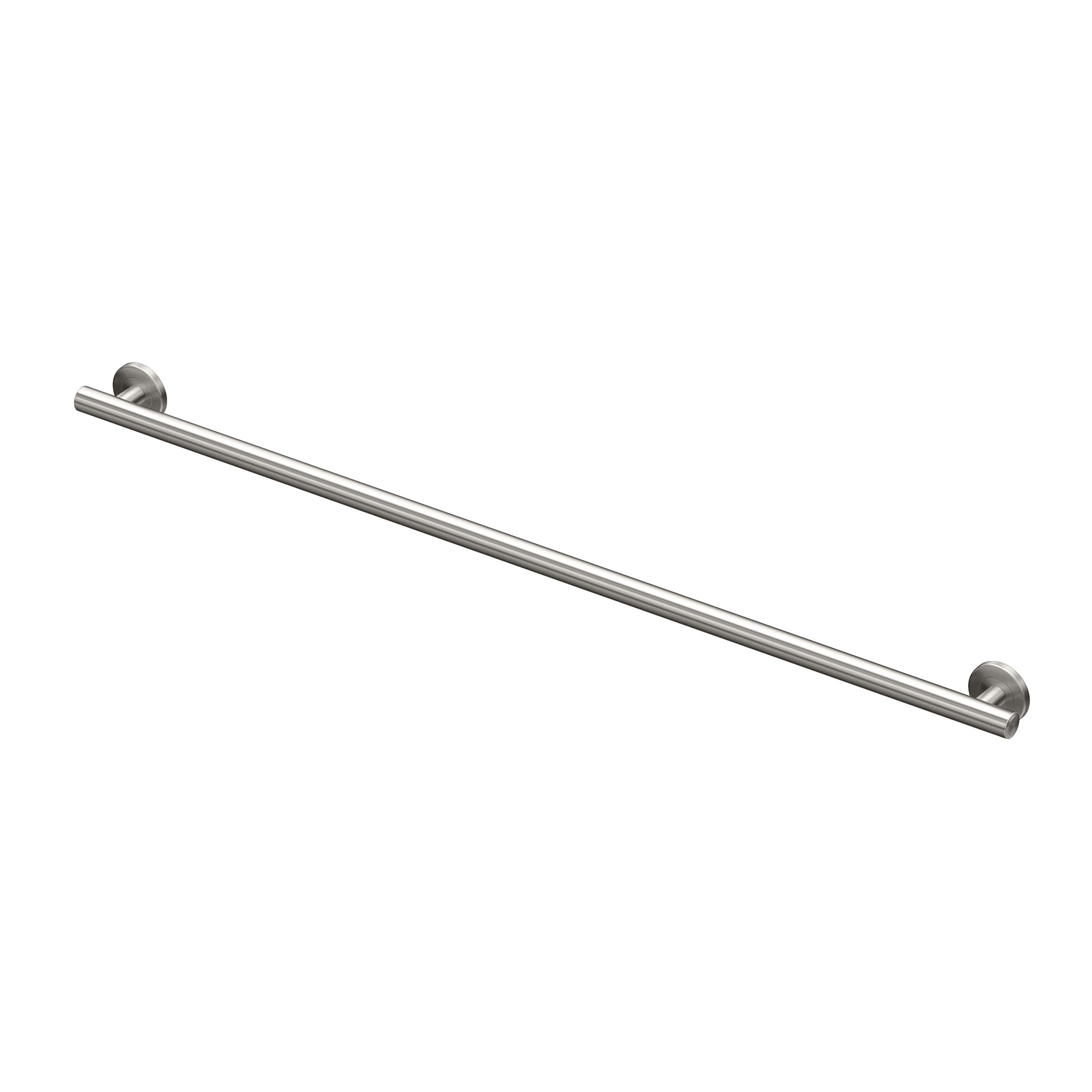 Gatco 897 Latitude II Grab Bar, 48 Inch, Grab Bar Satin Nickel/ADA Compliant Wall Mount Stainless Steel 48" Safety Grab Bar for Bathroom