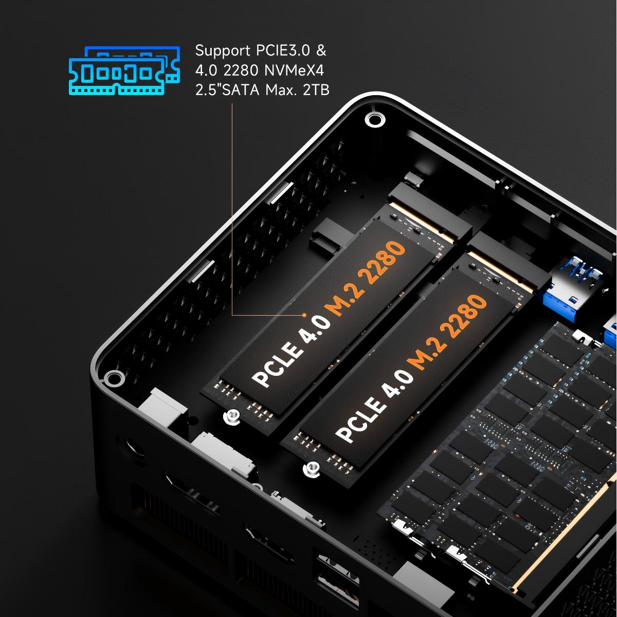 Amazon.com: Bmax Mini PC B9 Power, Intel Core i9-12900HK 24GB