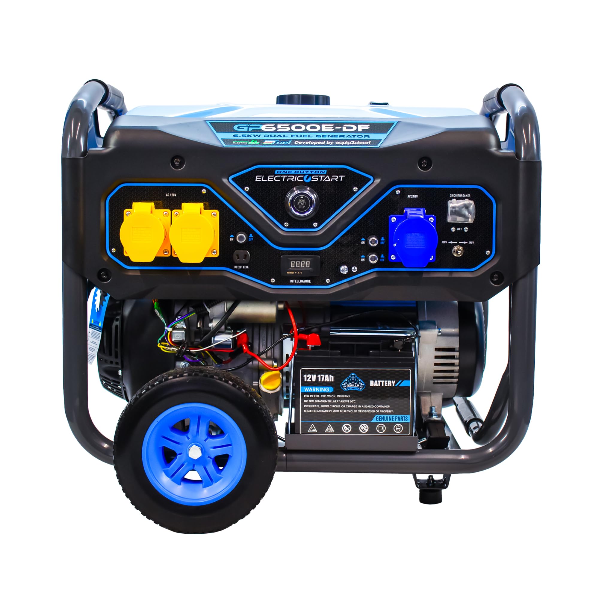 KIAM Gorilla Power 6500W Dual-Fuel Generator With Electric StartGp6500E-Df from B&Q
