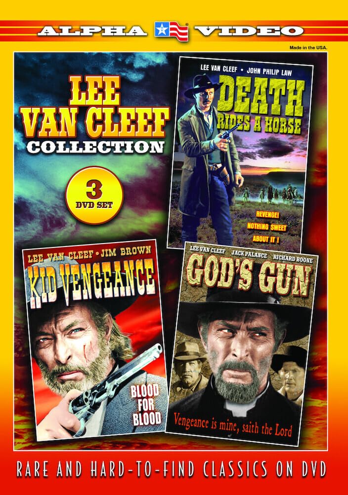 Lee Van Cleef Collection (Death Rides a Horse / God's Gun / Kid Vengeance) [DVD]