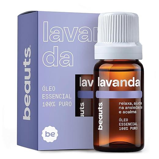 Óleo Essencial Lavanda Francesa - 100% Puro e Natural - Para Ansiedade, Estresse e Hora de Dormir - Calmante e Relaxante - Óleo Essencial Para Aromaterapia, Difusor, Massagem e Banho - 10 mL, Beauts