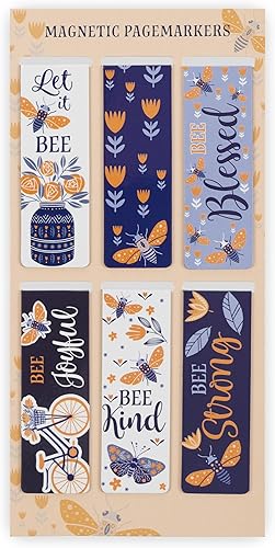 Miniatura 28 de Christian Art Gifts - Conjunto de marcapáginas magnéticos Lift Up Your Hands, 6 unidades Escénica #1