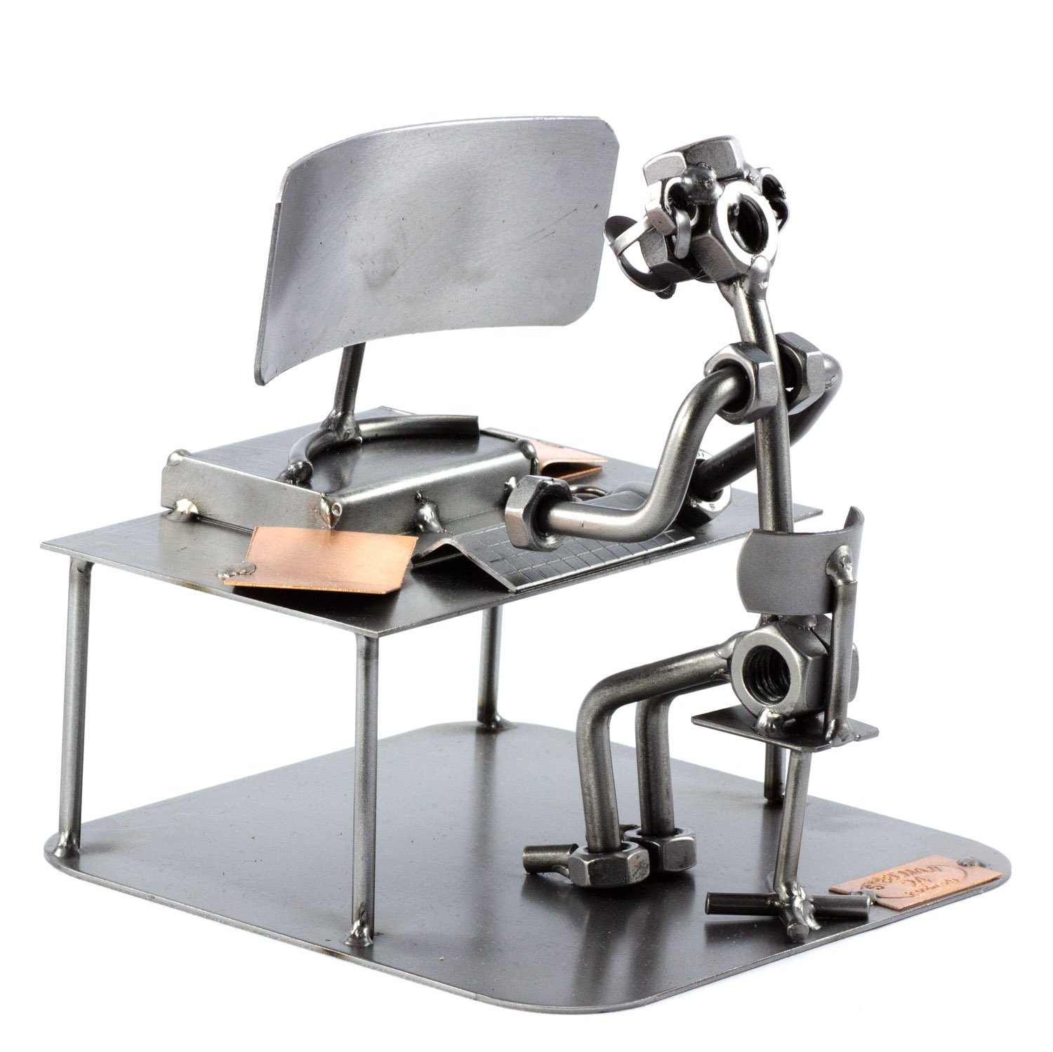 Steelman24I Nuts and bolts sculpture Programmer I Handmade ornaments I Made in Germany I I Metal figurine