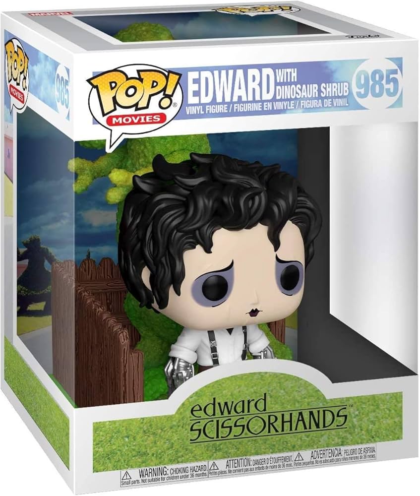 FunkoPop!シザーハンズEDWARDWITHDINOSAURSHRUB Amazon.com: Funko POP Deluxe: Edward Scissorhands - Edward & Dino