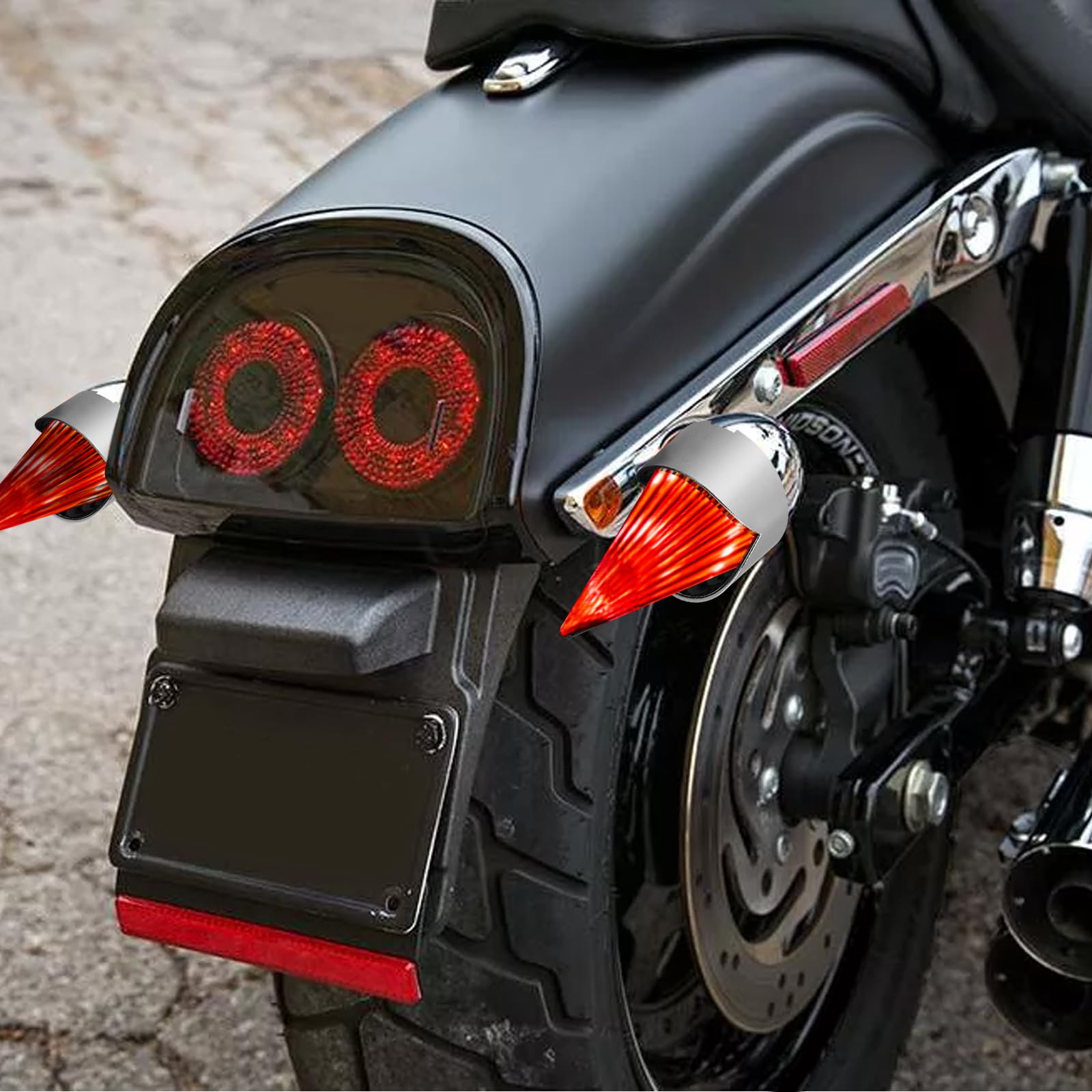 Amazon.com: Smoke Bullet Turn Signal Light Lens Cover Fit for