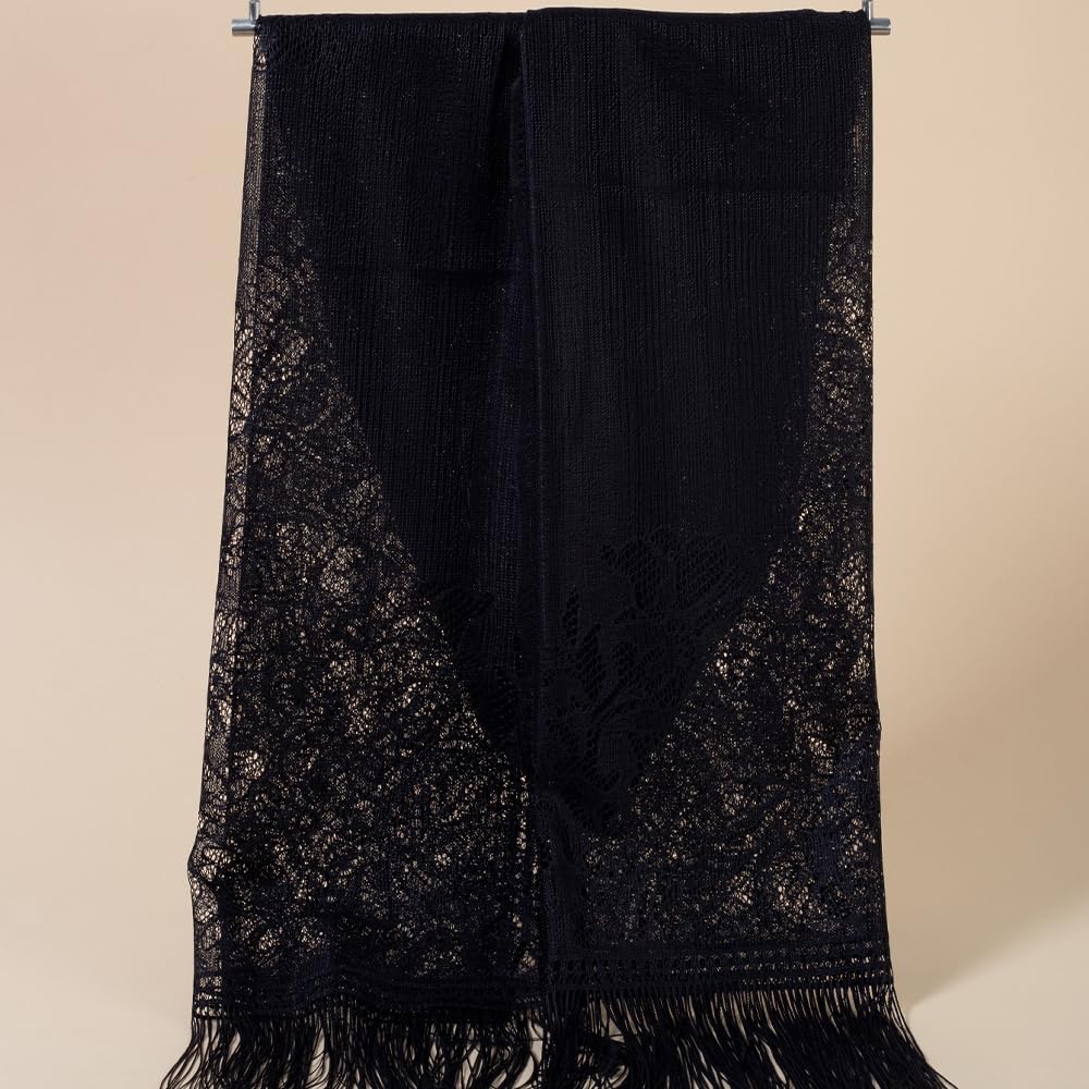 Femme Châles Etoles Echarpe Foulards en Dentelle Creuse Été Étole de Protection Épaules pour Mariages Mariée Bridemaids Cocktail Cérémonies Tenue de Soirée Fête Plage
