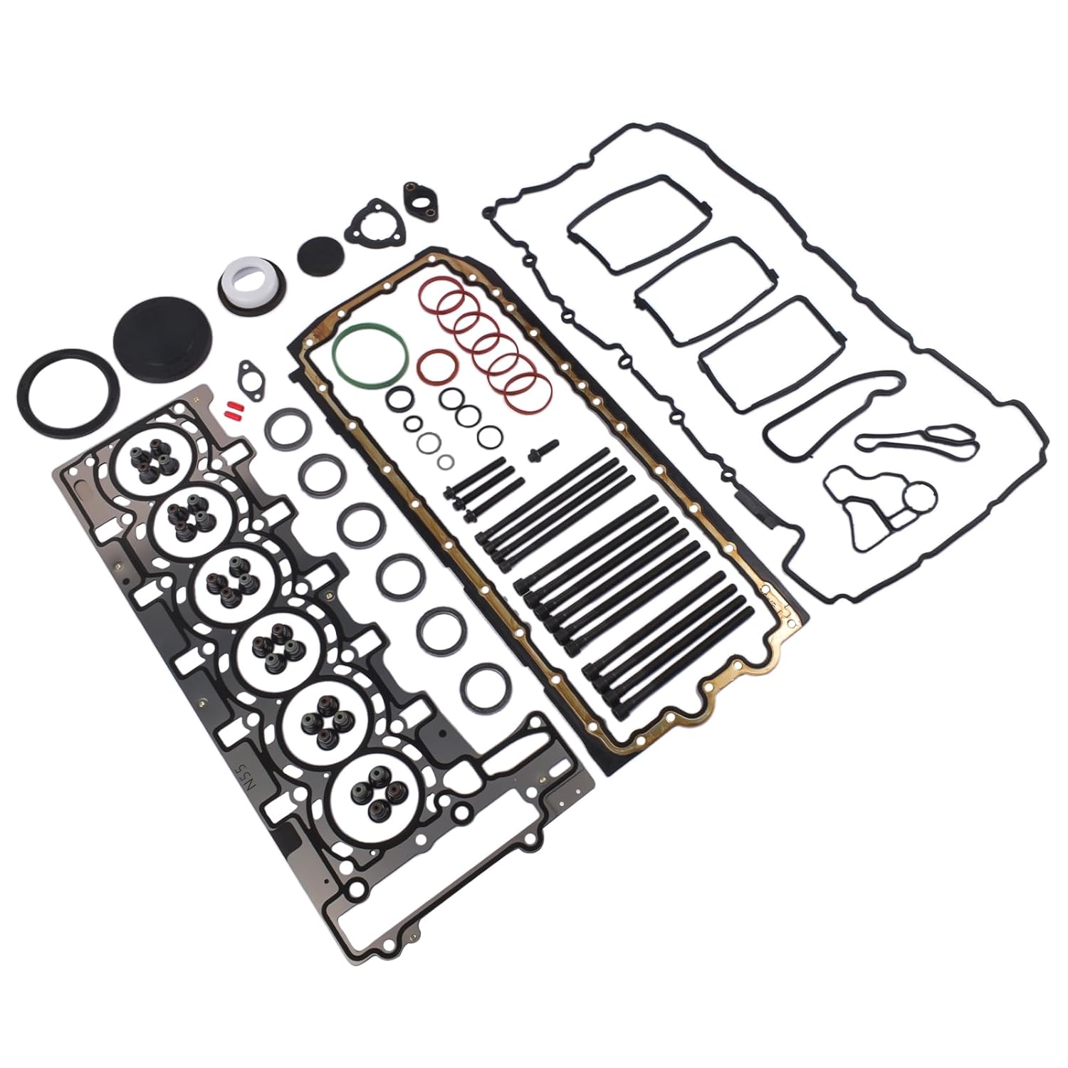 Engine Overhaul Gasket Kit Replacement for BMW N55 3.0 L6 2979cc Turbocharged 11127599212 11127587804 7600482 AKWH