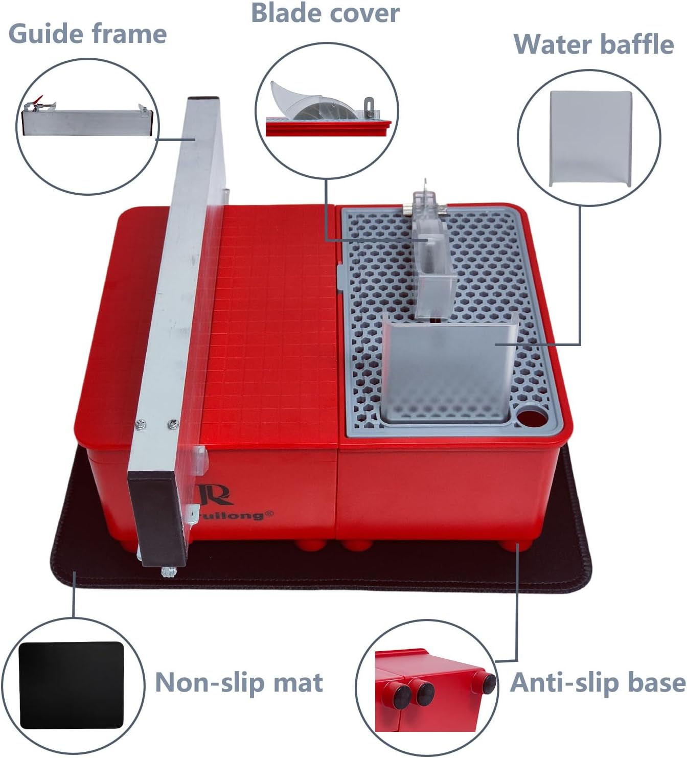 Electric Bottle Cutter Glass Bottle Cutter, Glass Stone and Brittle hard materials Cutting, Trimming, Sawing with diamond coated saw blade Deruilong