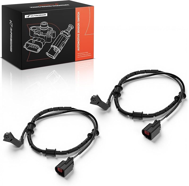 Sensor de desgaste das pastilhas de freio traseiras A-Premium para Jaguar – Conjunto com 2