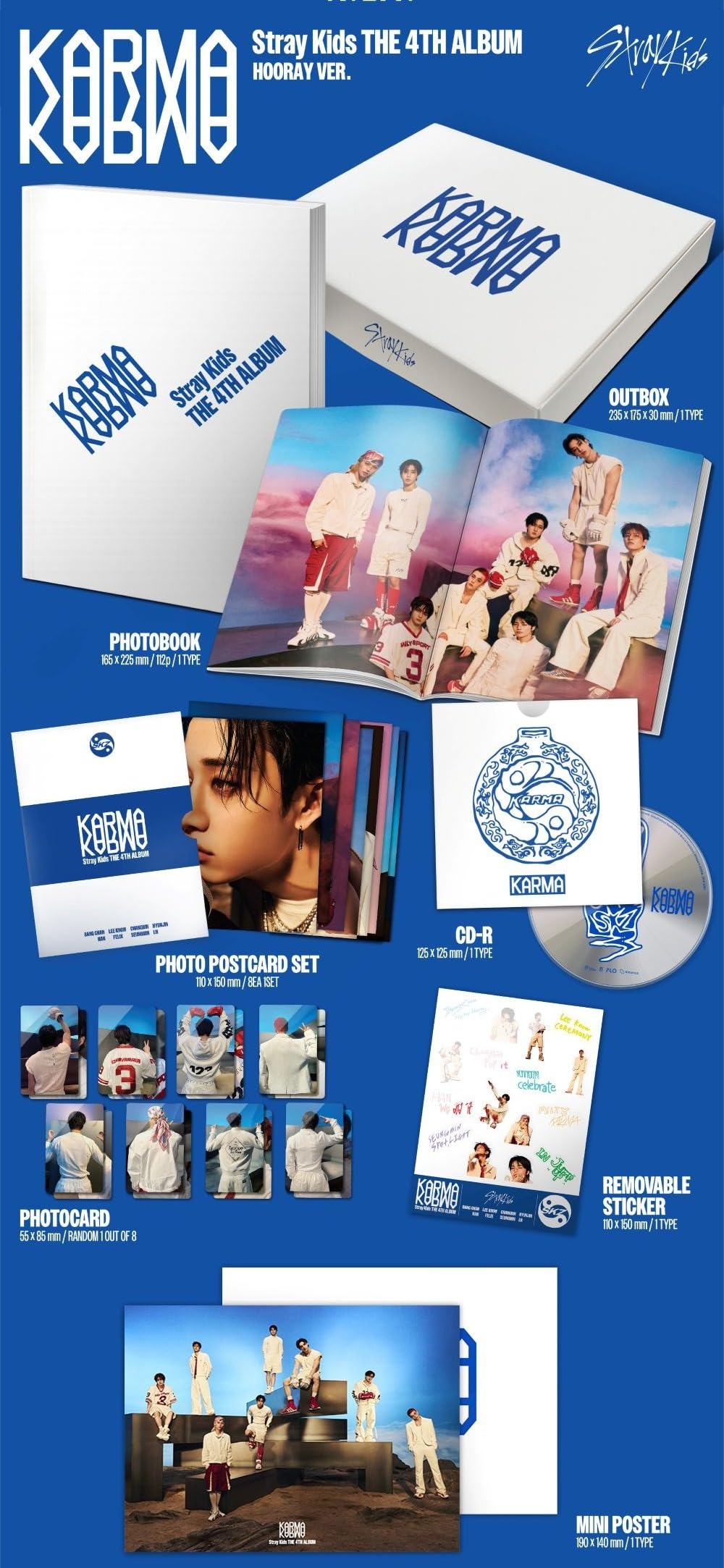 Stray Kids 4th Full Album 'CEREMONY' [KARMA] Standard Photobook