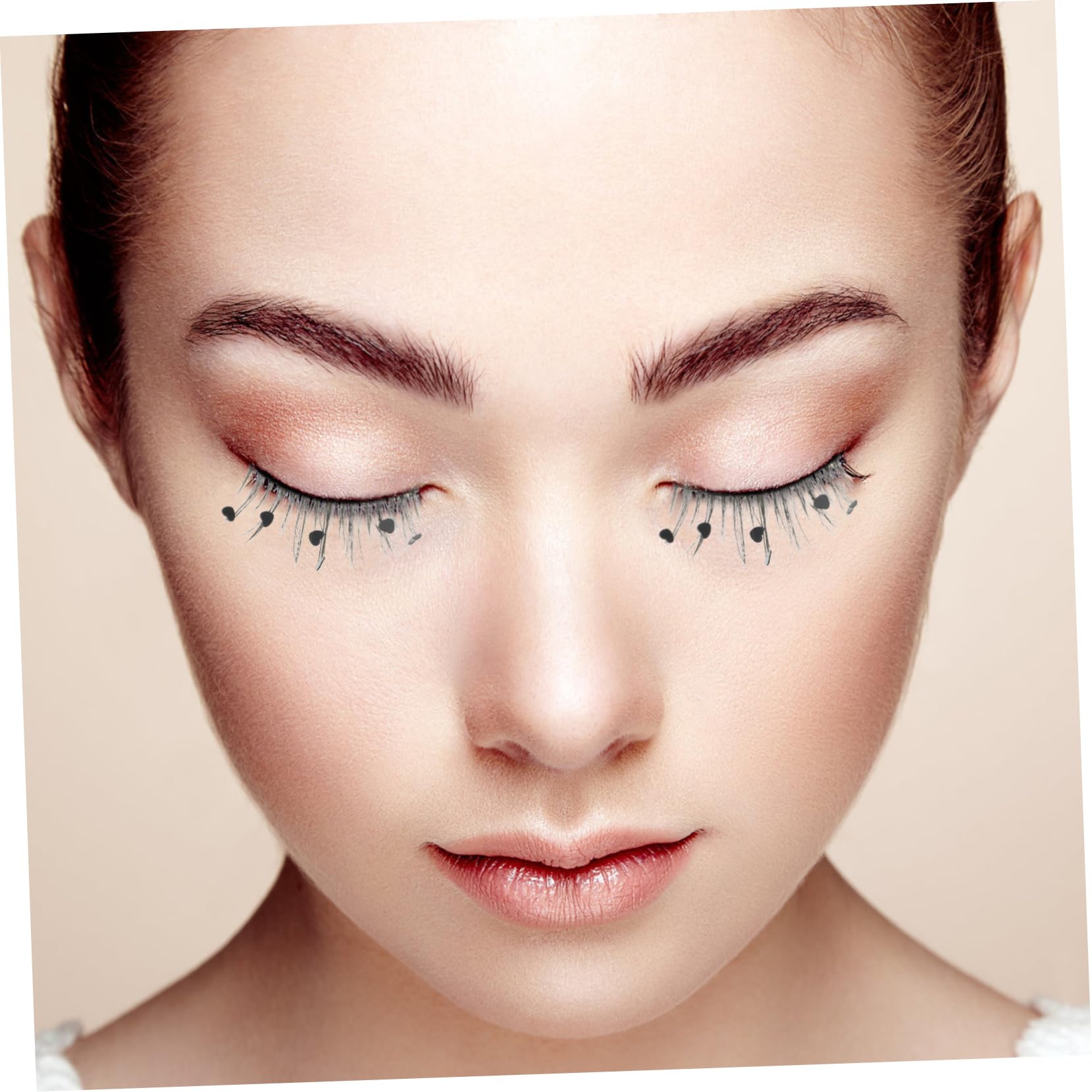 Beavorty 15paare Kreative Falsche Wimpern Mit Glitzer Und Herzform Kosmetische Wimpern Für Partys Hochzeiten Und Fotoshootings Leicht Und Einfach Zu Tragen