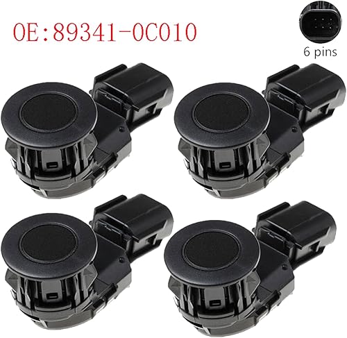 Miniatura 2 de Sensor de estacionamiento PDC para Toyota RAV4 Tundra 4.0L 4.6L 2013-2016, 4 piezas sensor de estacionamiento 89341-0C010893410C010