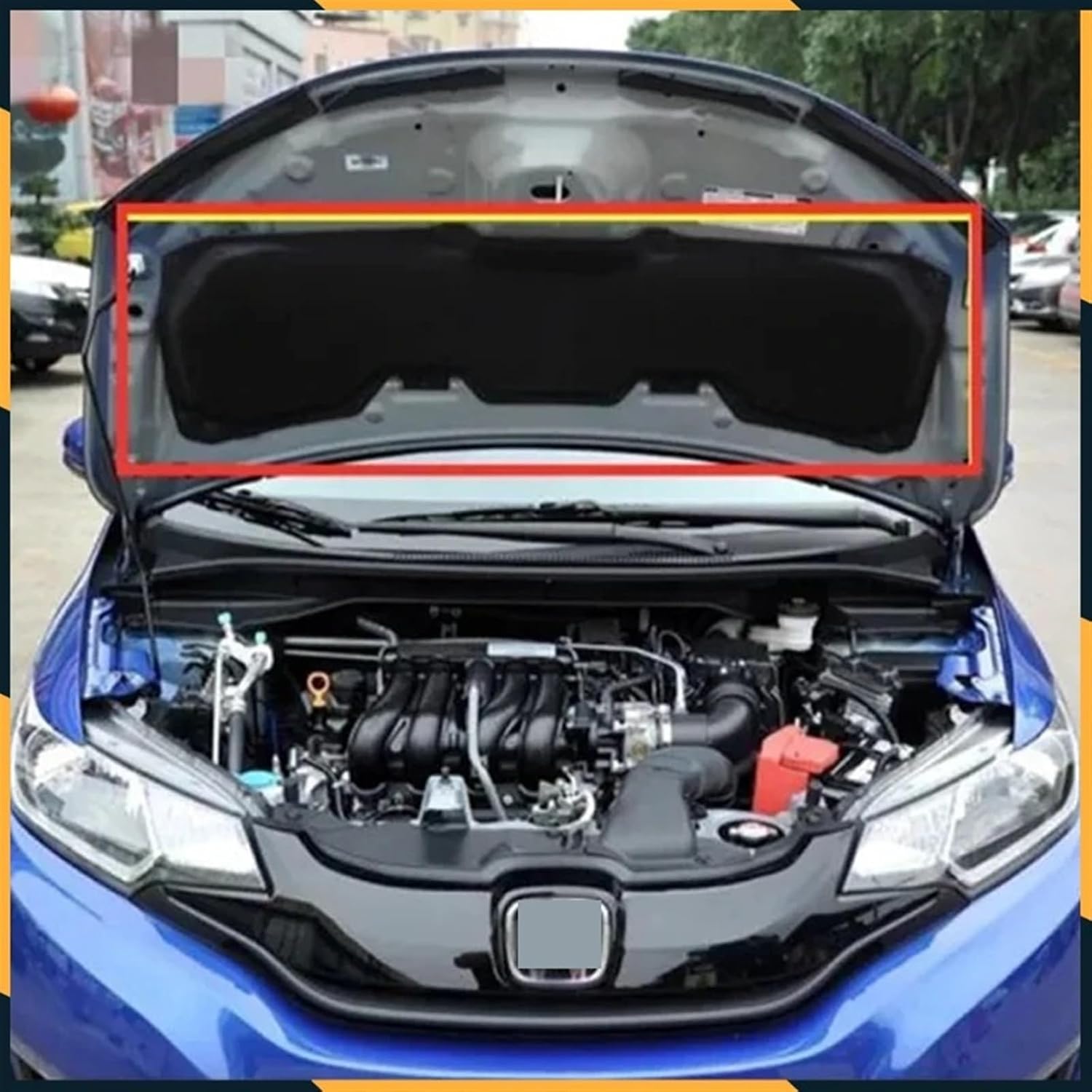 Sound Heat Insulation Cotton Pad Compatible For Jazz Fit 2015 2016 2017 2018 2019 2020 Accessories Engine Soundproof Mat