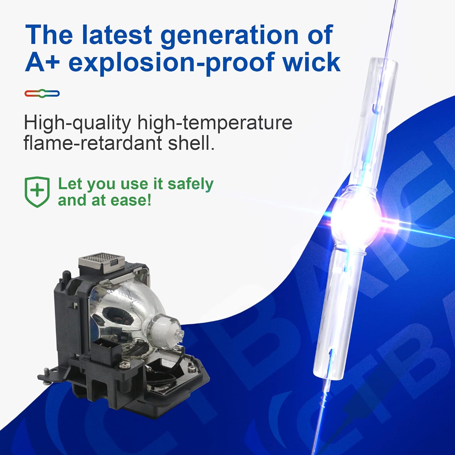 CTBAIER POA-LMP135 POA-LMP114 610-344-5120 610-336-5404 Replacement Projector Lamp Bulb for Sanyo PLV-Z2000 PLV-1080HD PLV-Z700 PLV-Z3000 PLV-Z4000 with Housing image 2 of 6 B092D6QM6B