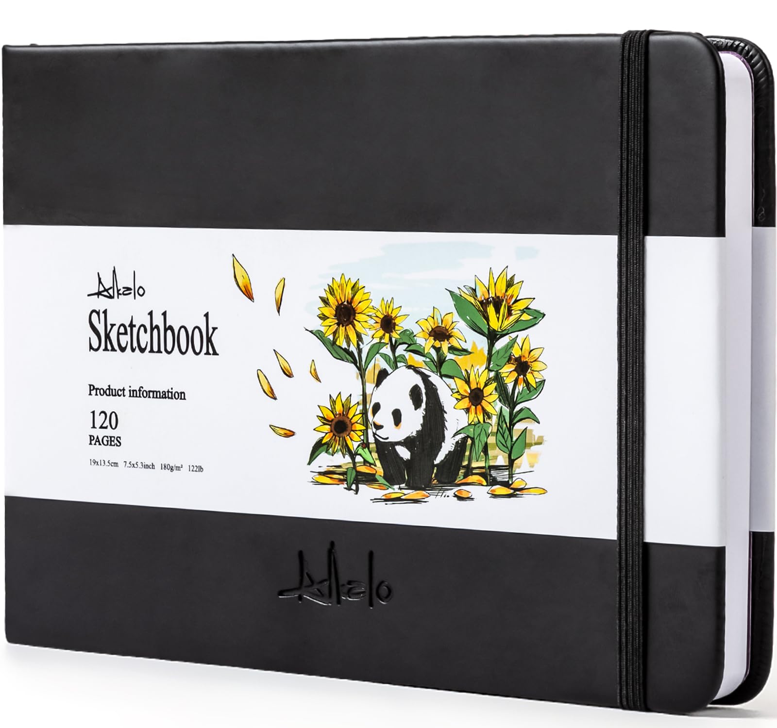 ALKALO Sketchbook - 120 Pages for Drawing & Art -10