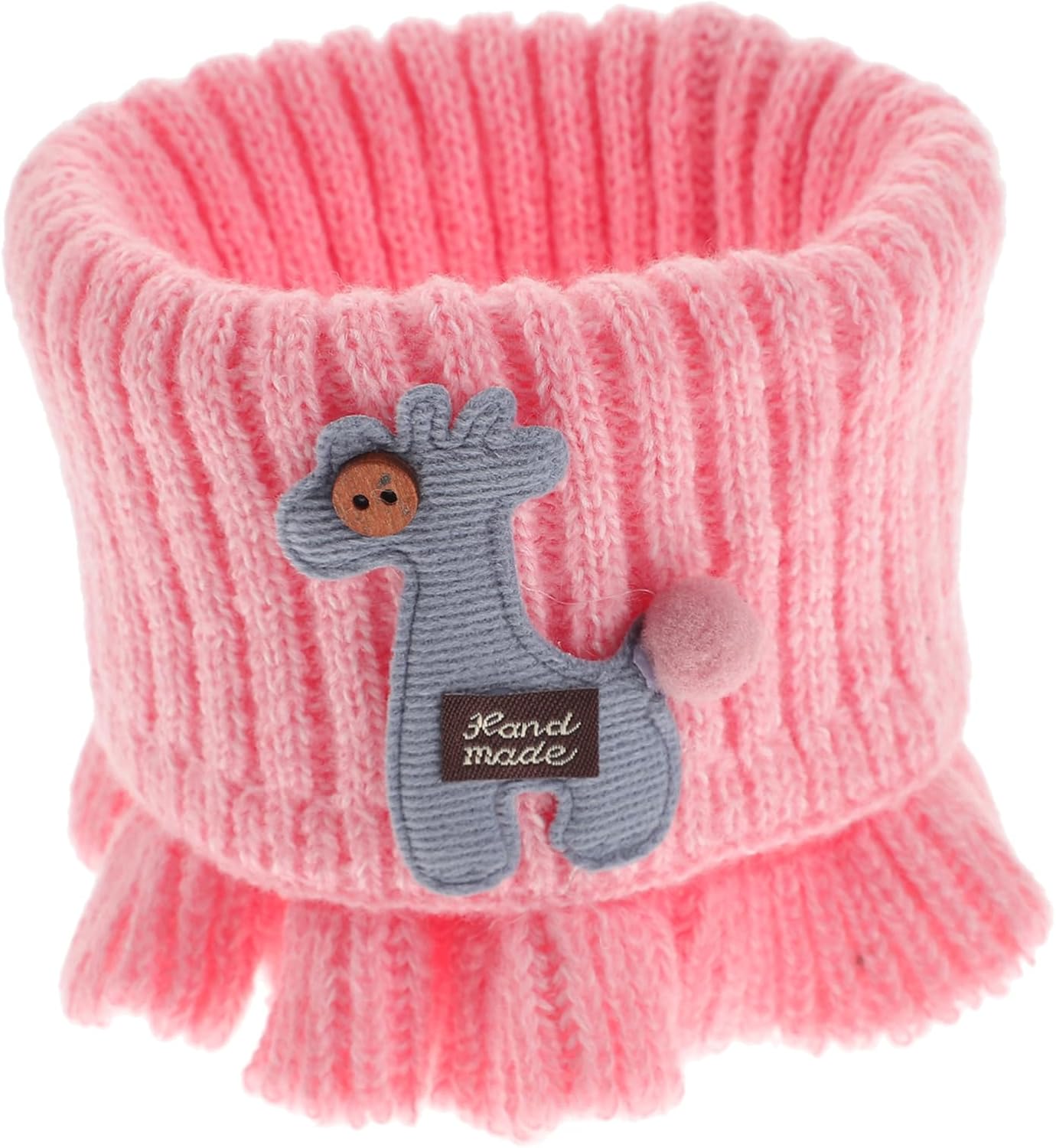 NOLITOY Boys and Girls Warm Knitted Scarf for Fashion Cute Cartoon Neck Wrap for Toddlers Soft and Warmer for Outdoor Activities and Cold Weather