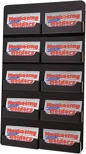 Miniatura 17 de Marketing Holders Tarjetero de pared con accesorios para colgar para tarjetas de regalo o citas de 3.5 x 2 pulgadas, oficinas corporativas dentales