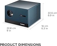 Vista 8 de ViewSonic LX60HD 1080p LED Portable Projector with Built-in Google TV, H/V Keystone, Auto Focus, Bluetooth, and Wi-Fi for Smart Home Theater