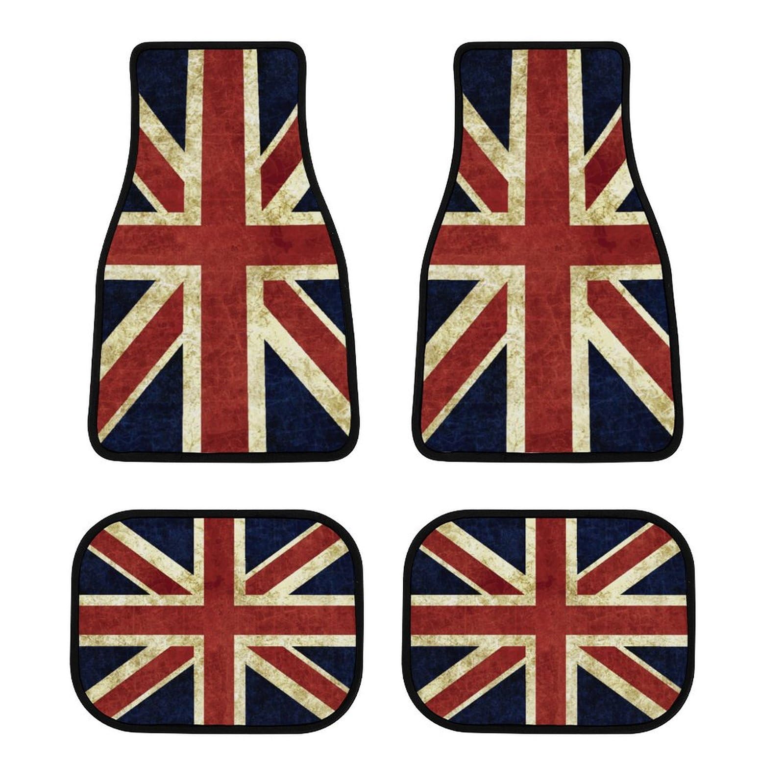 Amazon | レトロ ユニオン ジャック イギリス カーマット 4点セット 