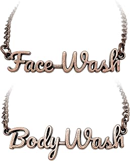 Face Wash Body Wash Label Tags Rust Resistant (Face Body Wash Bronze)