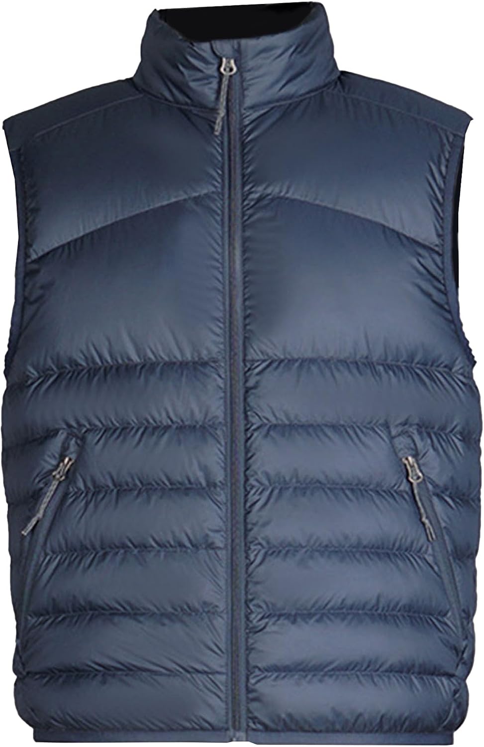 ZDJSWJ Gilet décontracté léger et Moelleux pour Hommes col Montant Gilet Coupe - Vent extérieur Full Zip Gilet sans Manches (Couleur Beige,M