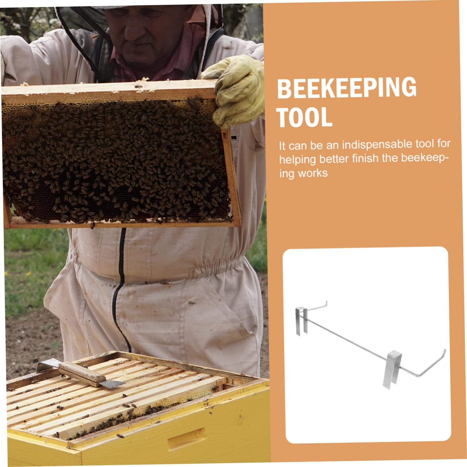 BESPORTBLE 2pezzi Per Telai Apicoltura Accessorio Per Allevamento Stabile e Resistente Per Alveari