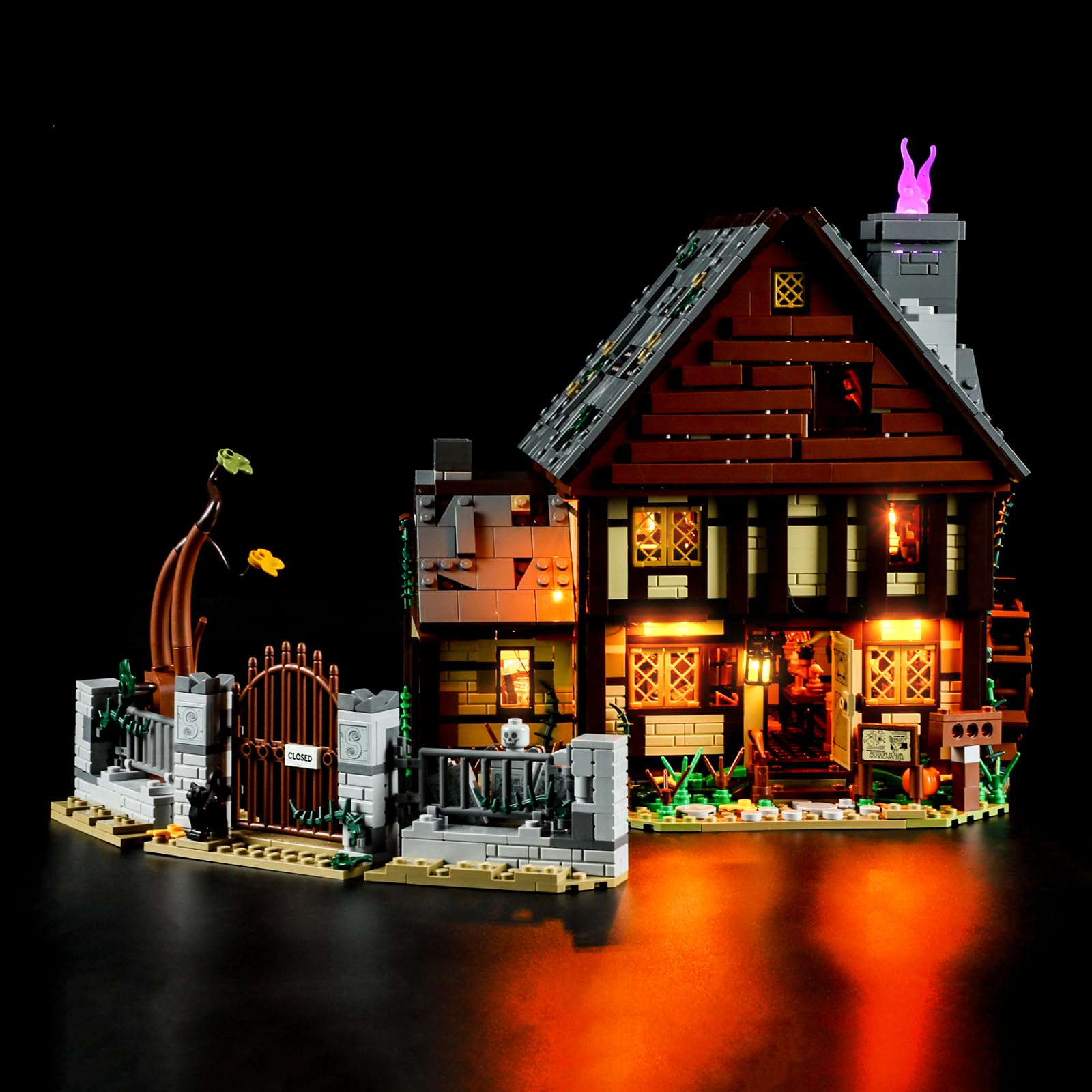 LIGHTAILING Led Lighting Kit for Lego- 21341 Disney Hocus Pocus: The Sanderson Sisters' Cottage Building Blocks Model - Image 3