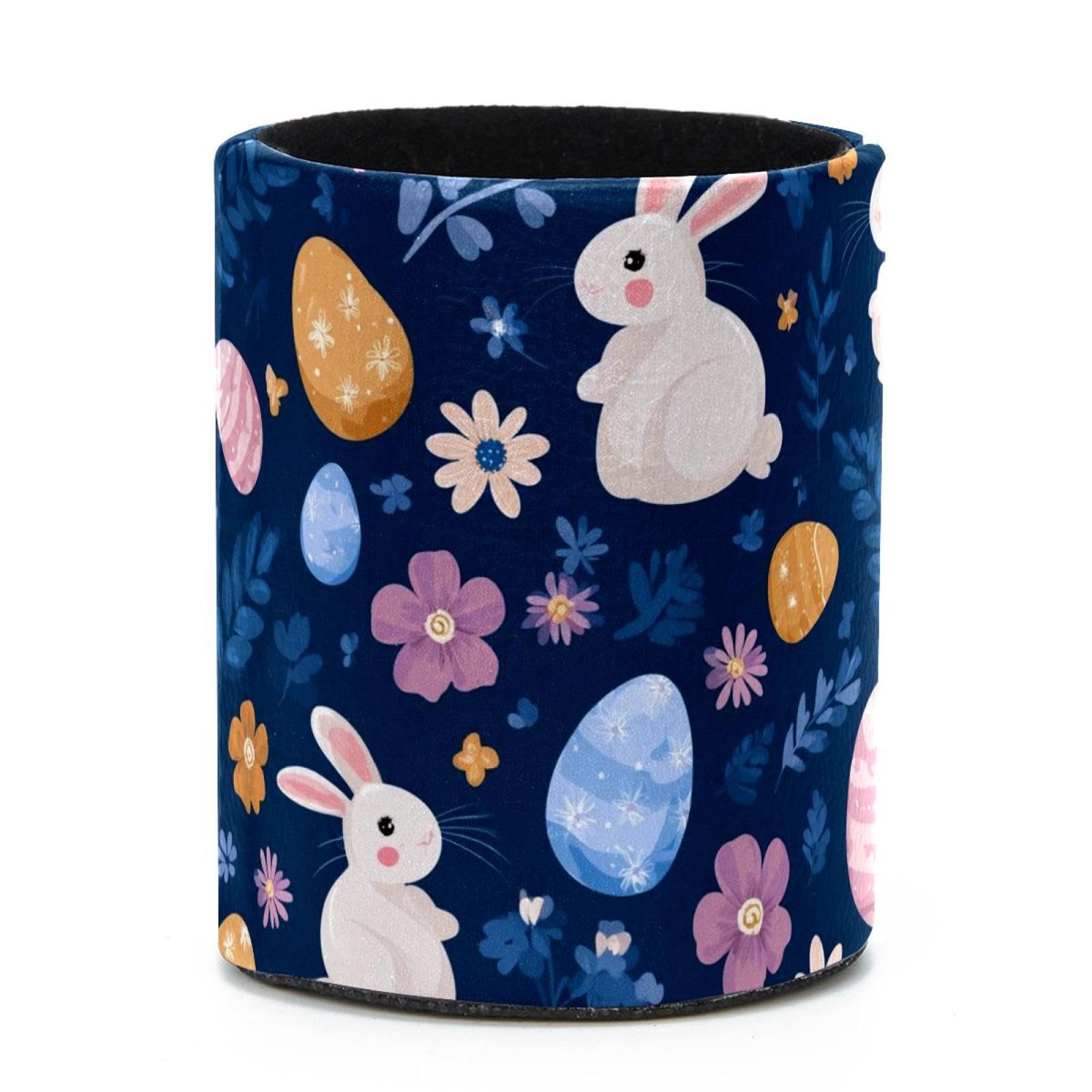 VAPOKF Round Pencil Holders for Desk, Easter Egg Pen Holders Pen Pot Makeup Brushes Storage Desktop Stationery Supplies Organiser for Home Office