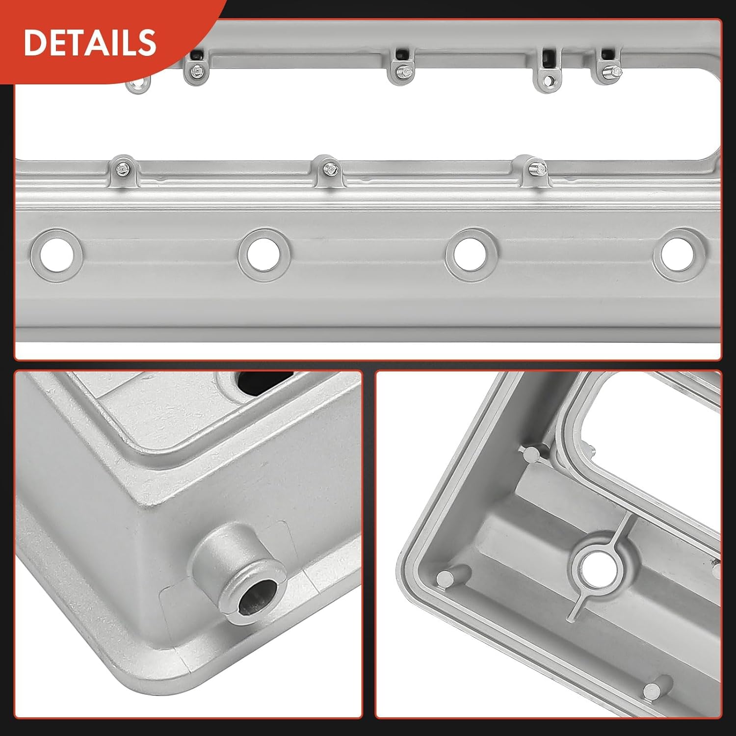 A-Premium Left Engine Valve Cover Compatible with BMW E39 Series 540i 1998-2003 4.4L, E38 Series 740i 1998-2001 4.4L, 740iL 1998-2001 4.4L