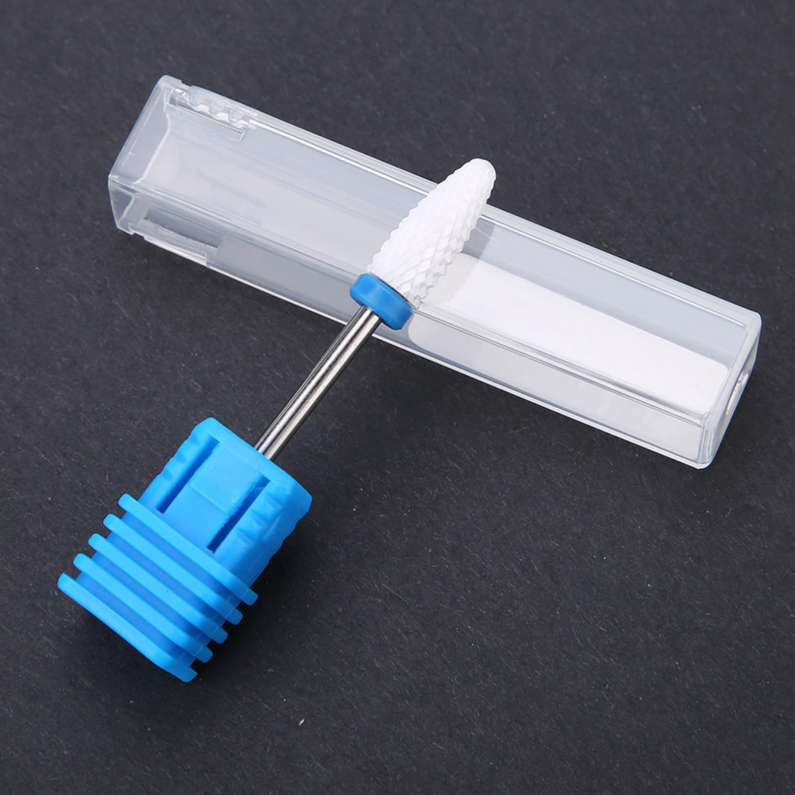 Set di 5 frese per unghie in ceramica per manicure e pedicure professionali | Strumento per limare le unghie portatile e resistente