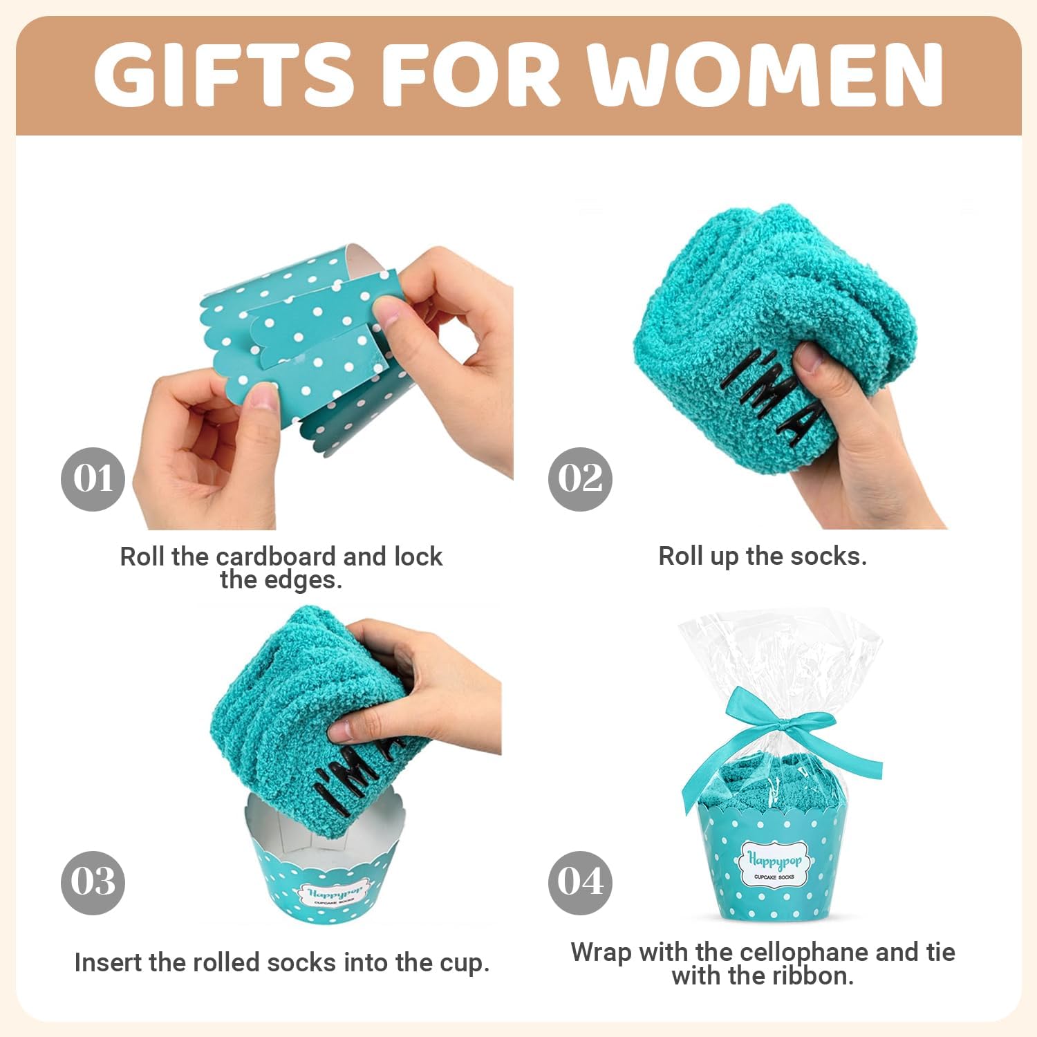 HAPPYPOP Mothers Day Gifts Socks - Mother Mama Socks, Grandmom Grandmother Gifts - Image 4